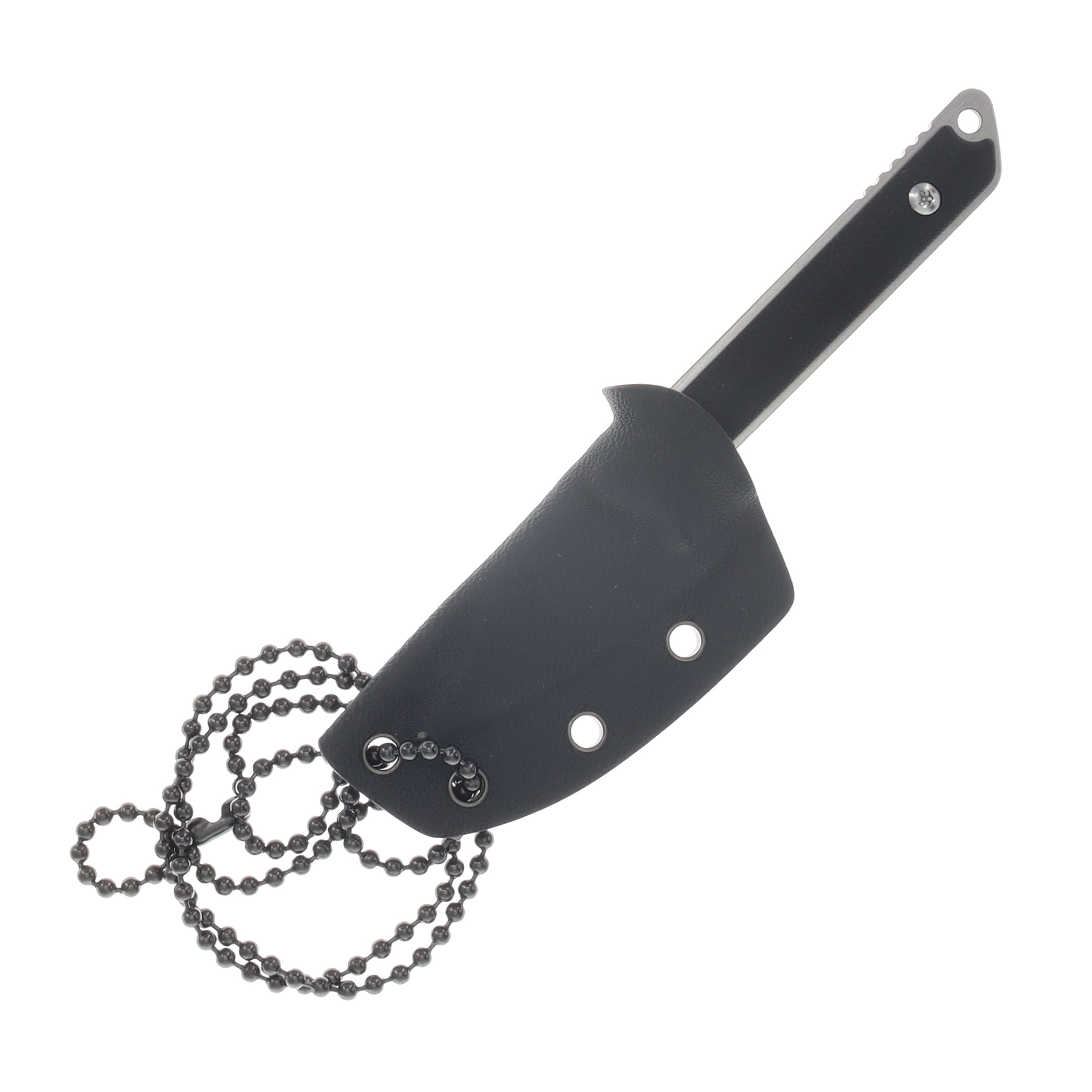 Griffin Scout Medic Fixed Blade Satin Magnacut - Titanium Black G10 W/Sheath GRIFFSMSATBLKG10 View 3