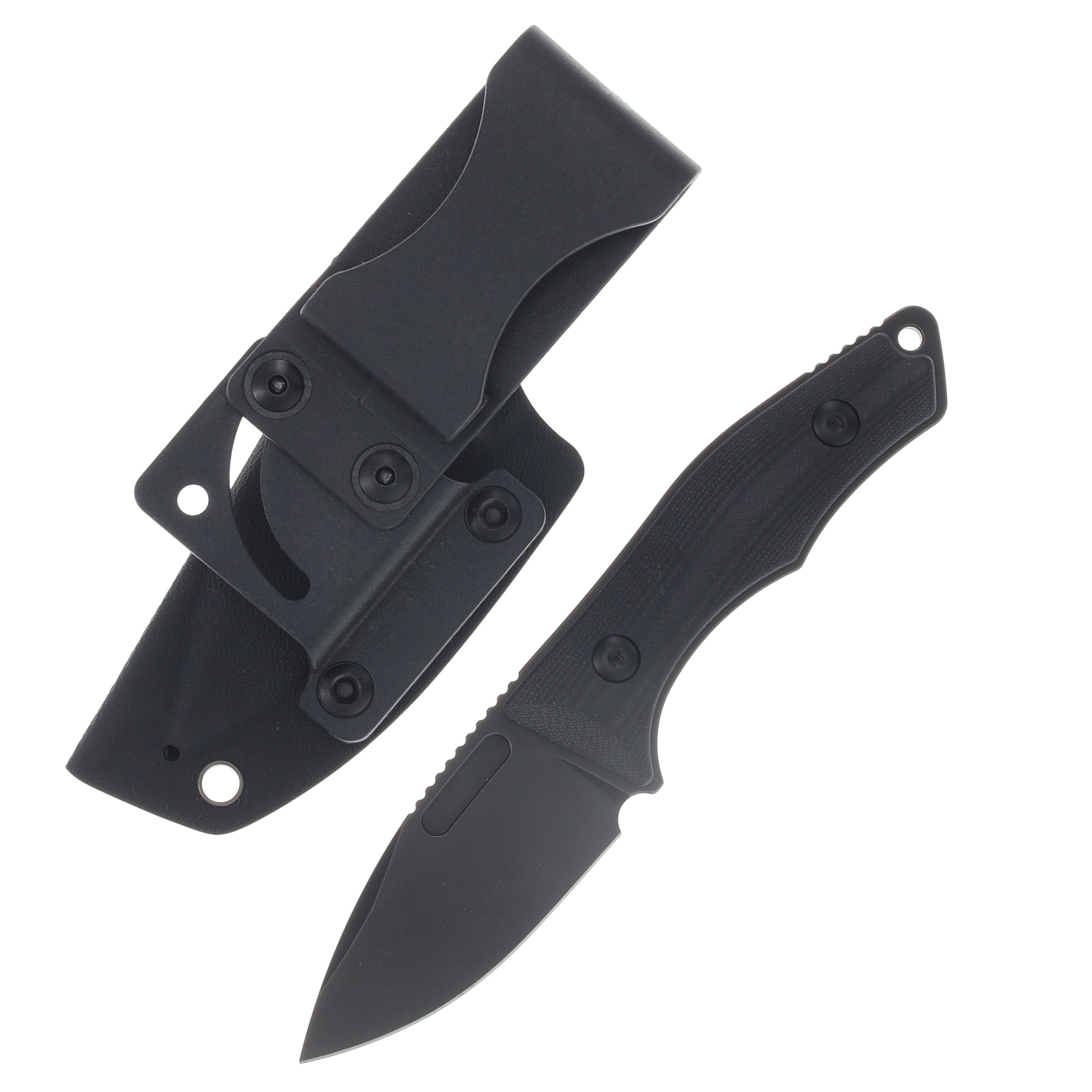 Griffin Scout 2.5 Fixed Blade Blackwash Magnacut - Titanium Black G10 GRIFFS2.5BWBLKG10 View 2
