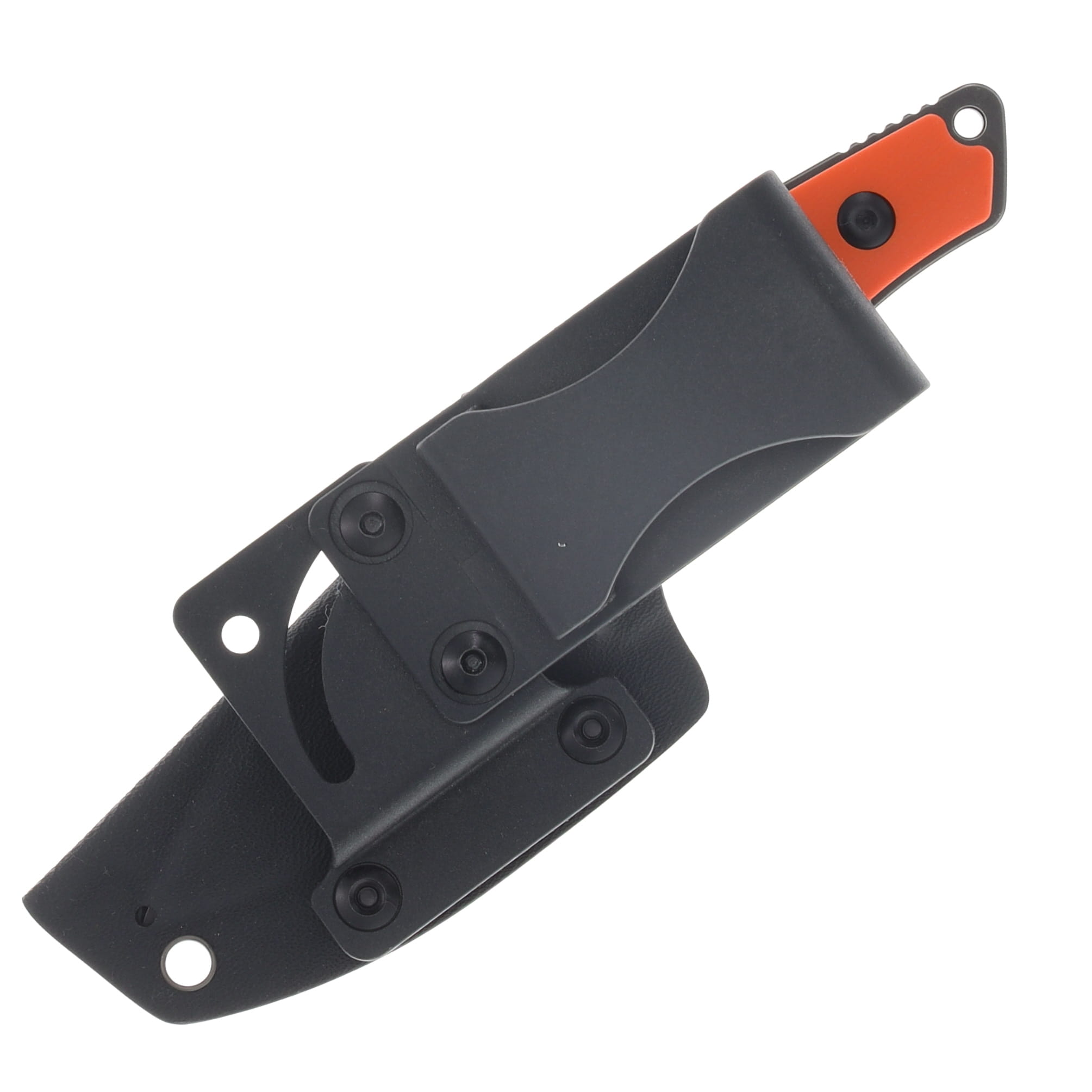 Griffin Scout 2.5 Fixed Blade Blackwash Magnacut - Titanium Orange G10 GRIFFS2.5BWORNGG10 View 4