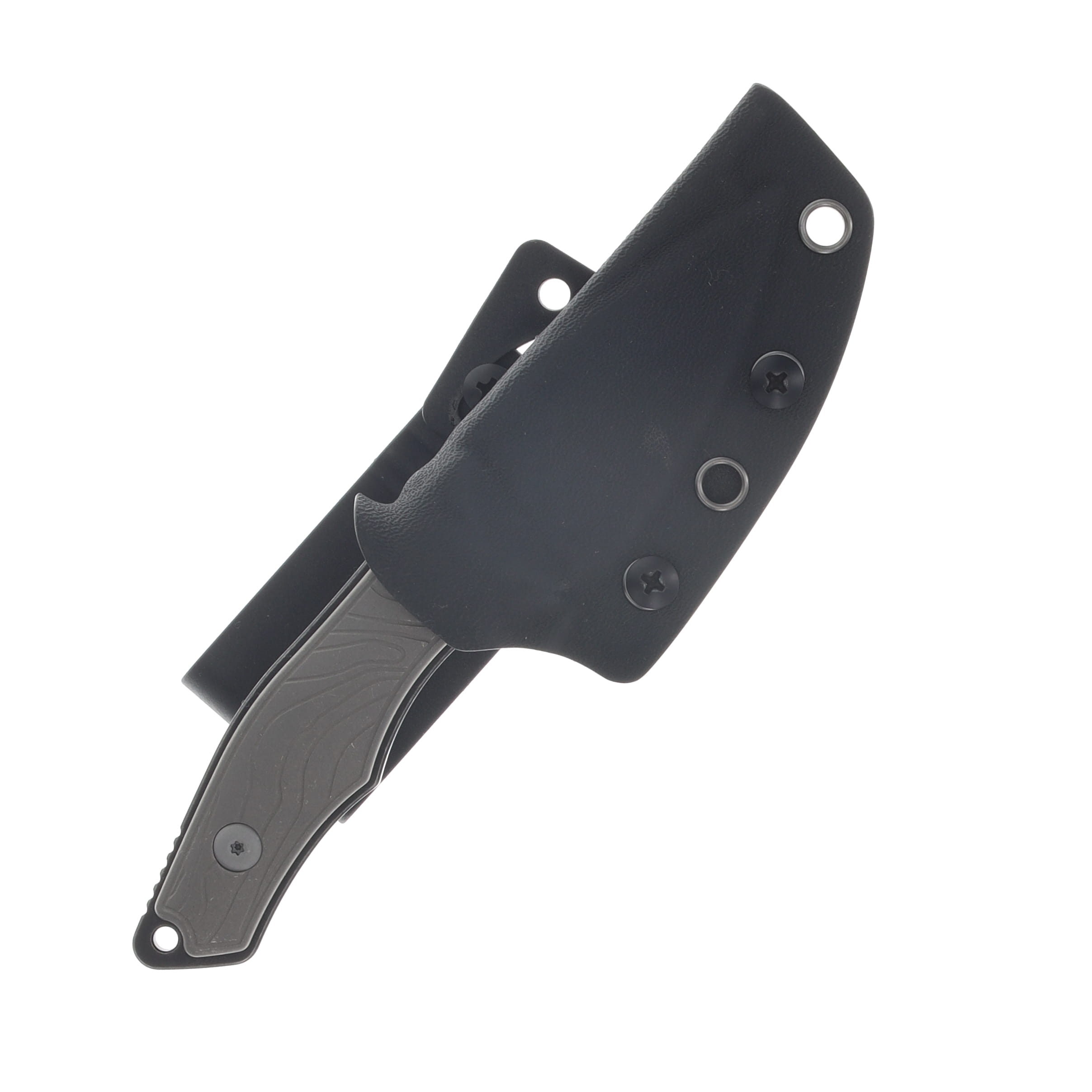 Griffin Scout 2.5 Fixed Blade Blackwash Magnacut - Topo Titanium GRIFFS2.5BWTOPO View 3