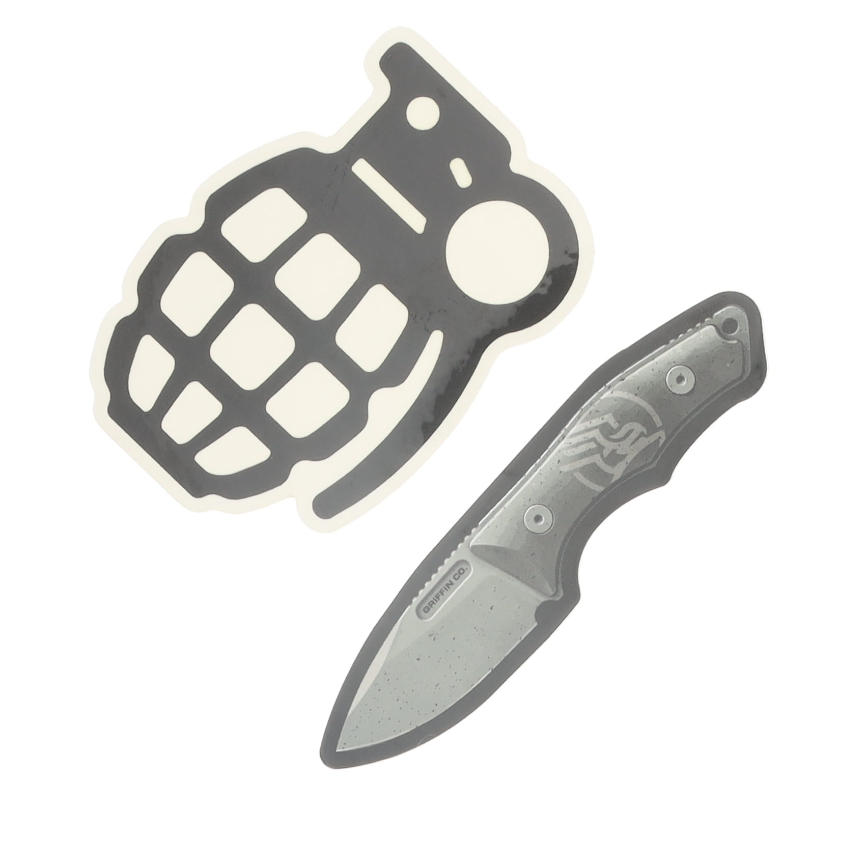 Griffin Scout 2.5 Fixed Blade Satin Magnacut - Titanium Marble Carbon Fiber GRIFFS2.5SATMRBLCF View 5