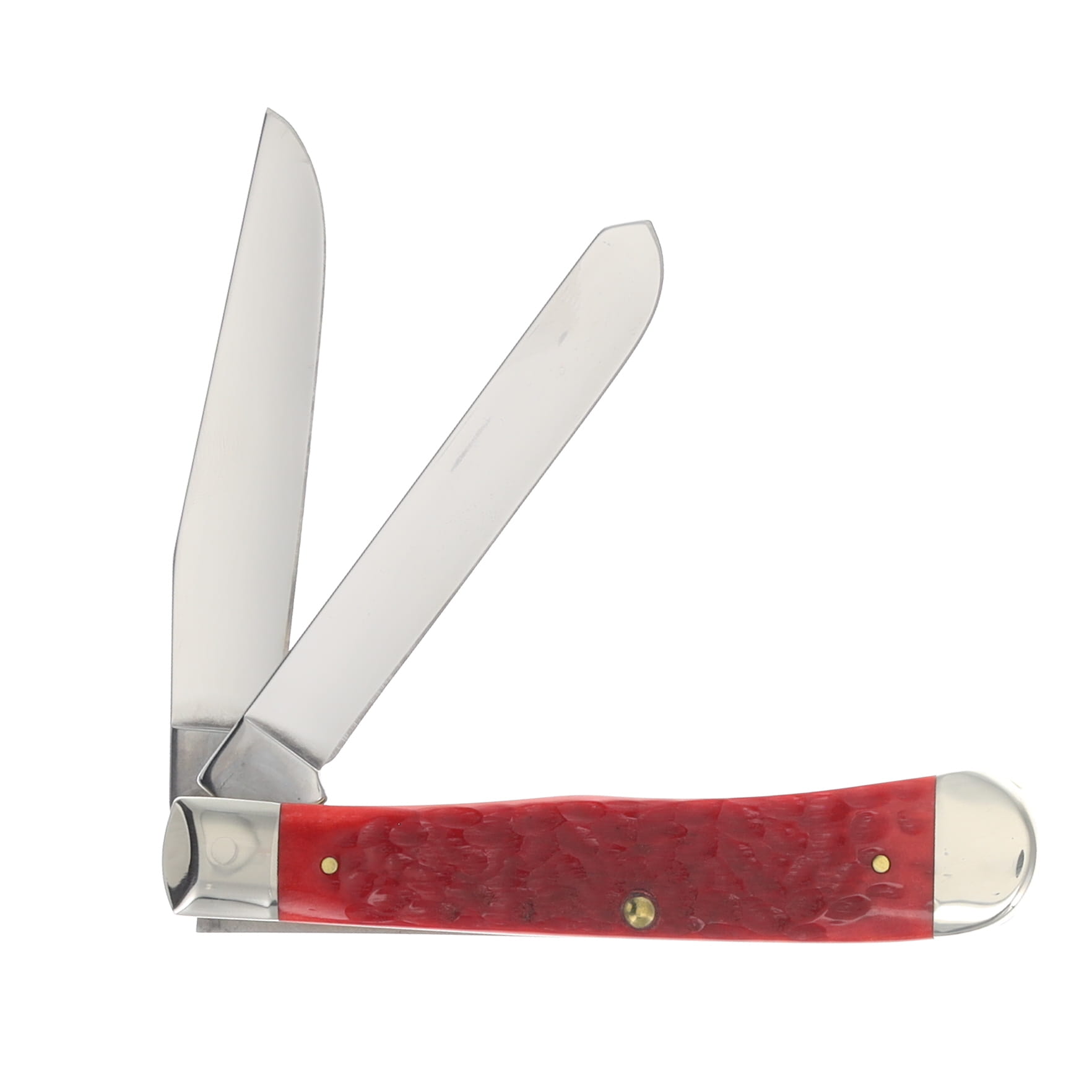 Case XX Red Pickbone Indian Head Penny Trapper Folding Knife Gift Set CATIHPRPB View 5