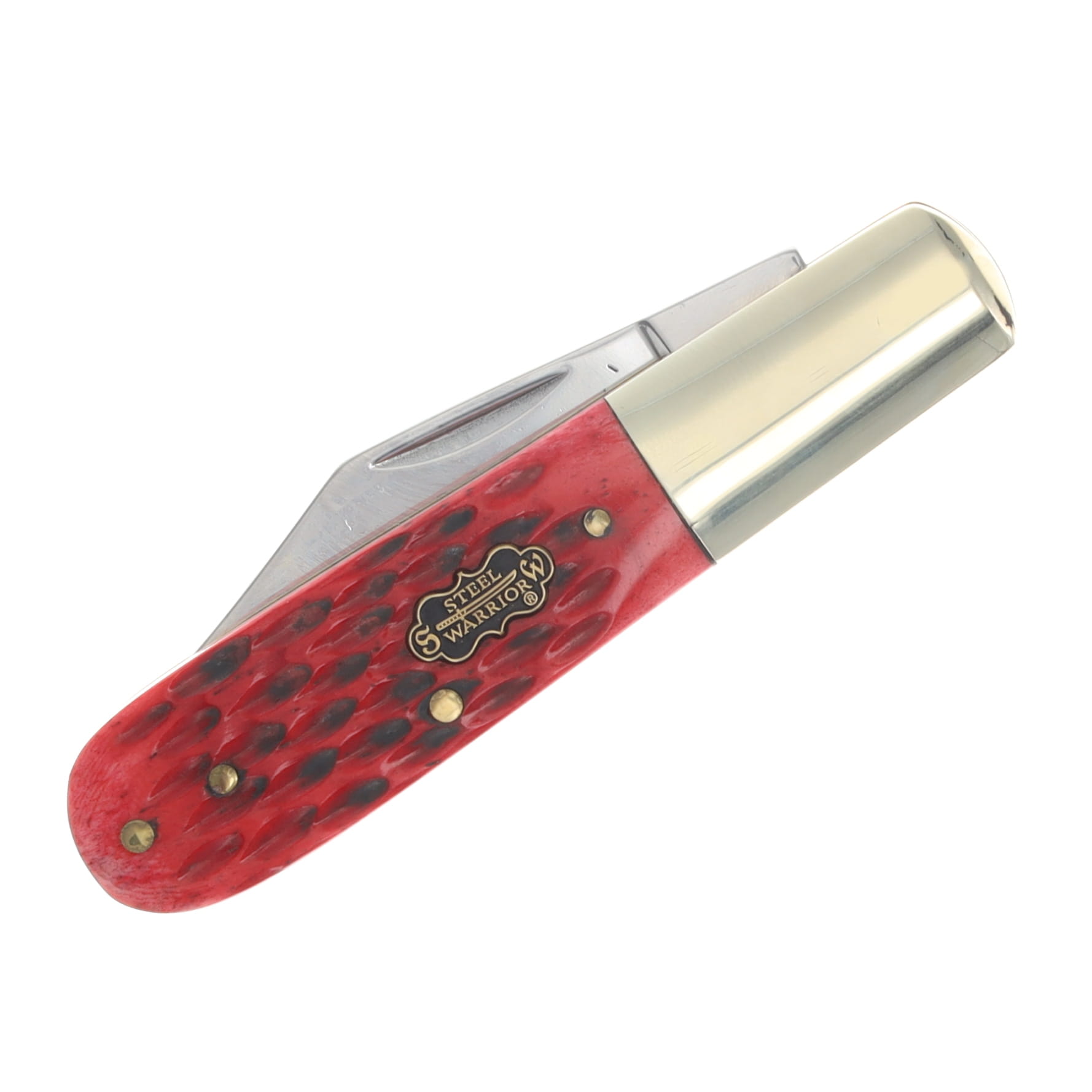 Steel Warrior Red Pickbone Barlow Folding Knife FRSW163RPB View 3