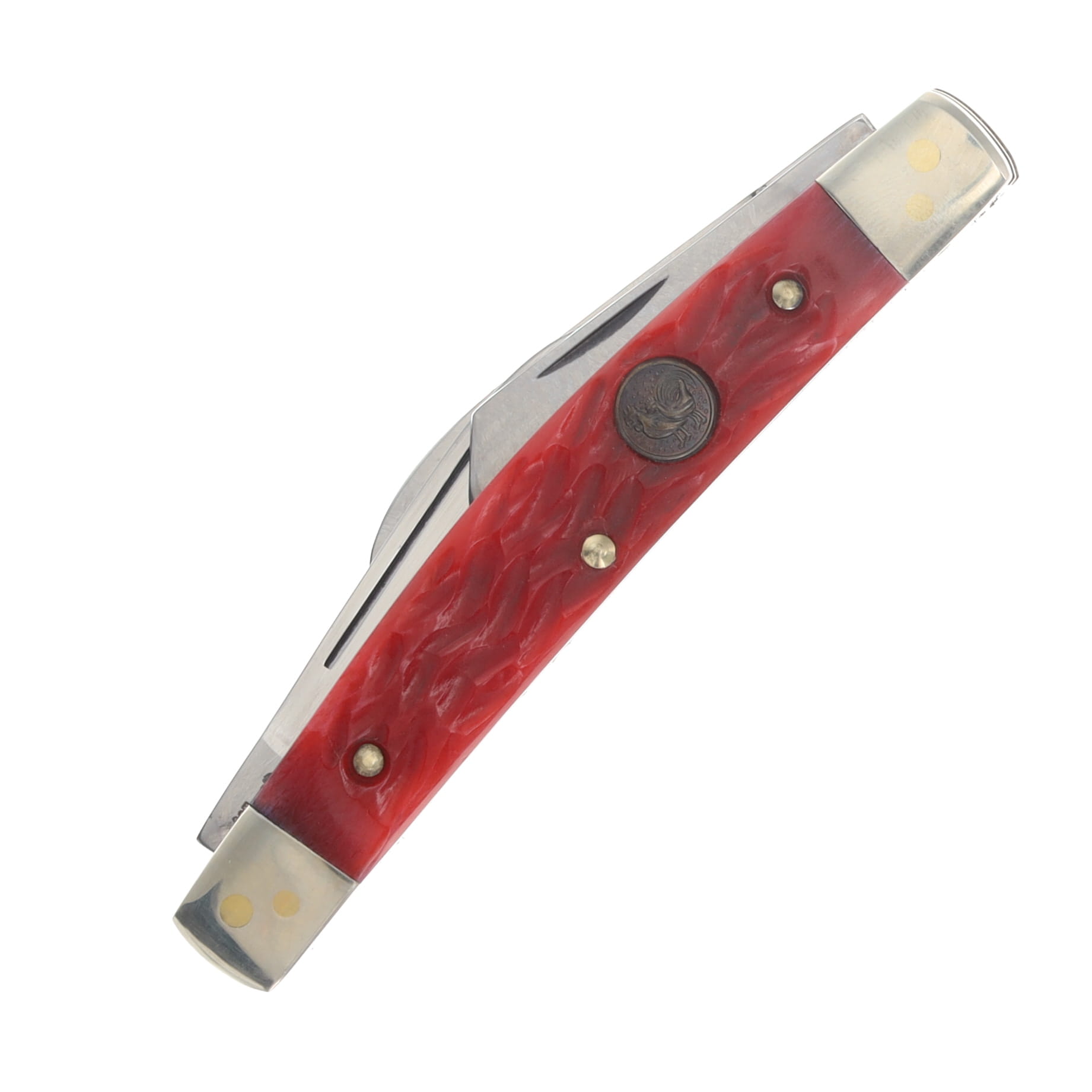 Hen & Rooster Red Pickbone Congress Folding Knife HR364CRPB View 3