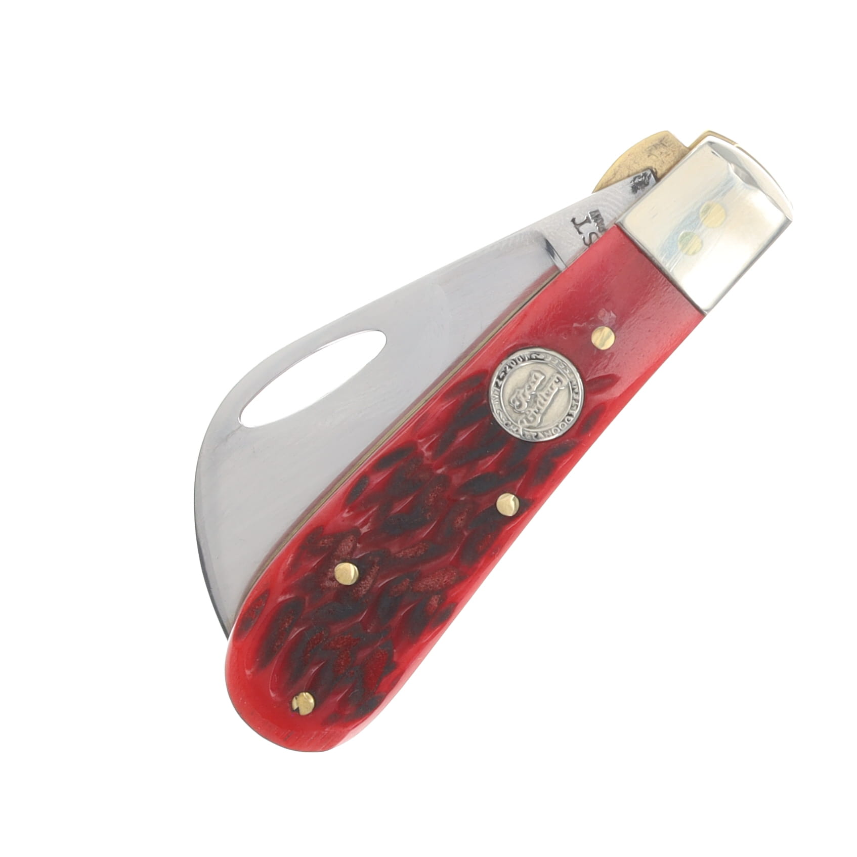 Frost Cutlery Red Pickbone Little Hawkeye Folding Knife FR14478RPB View 5