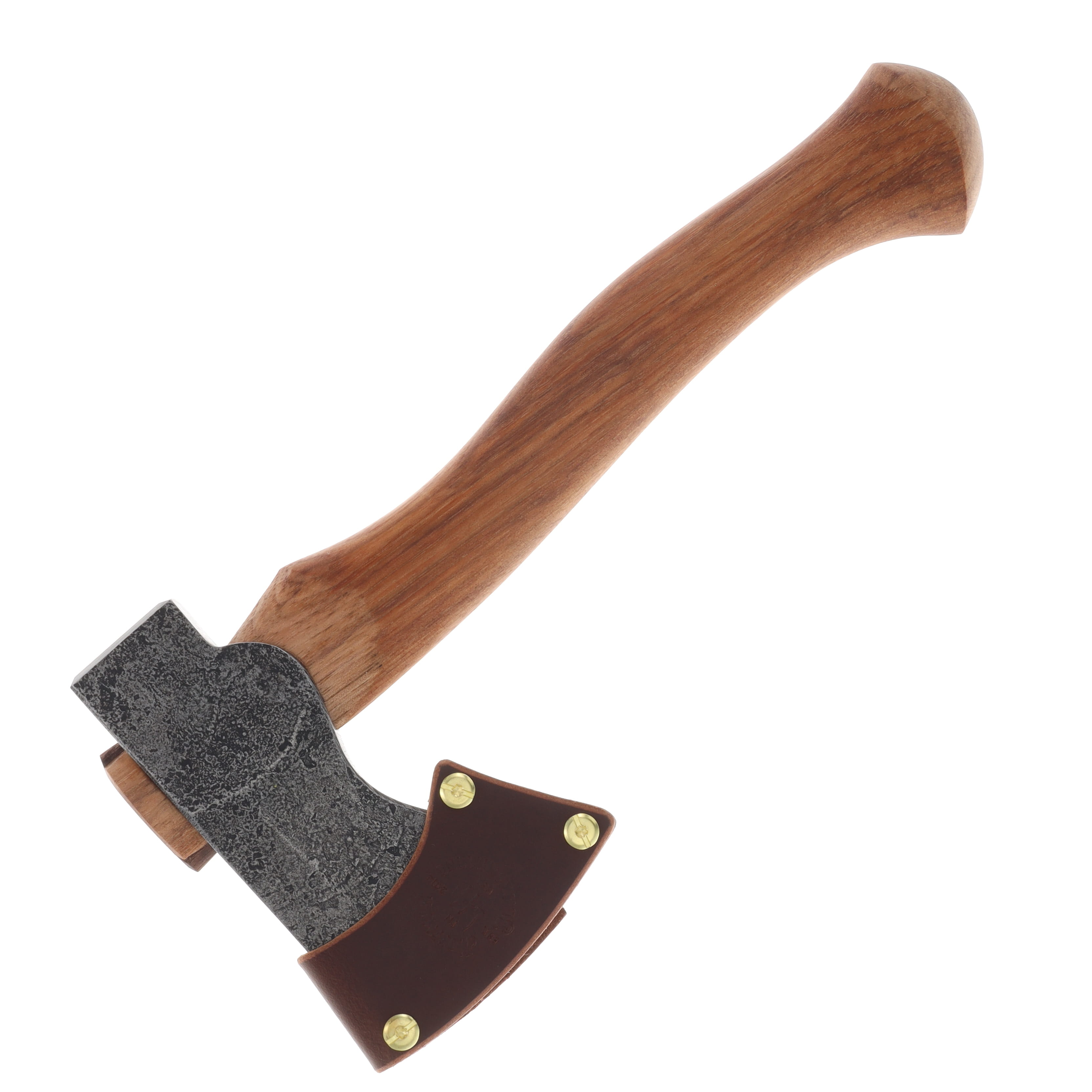 Hoffman Blacksmithing Minicamper Lightweight Axe 12" Oval Handle Bulb End HOFMCOB View 4