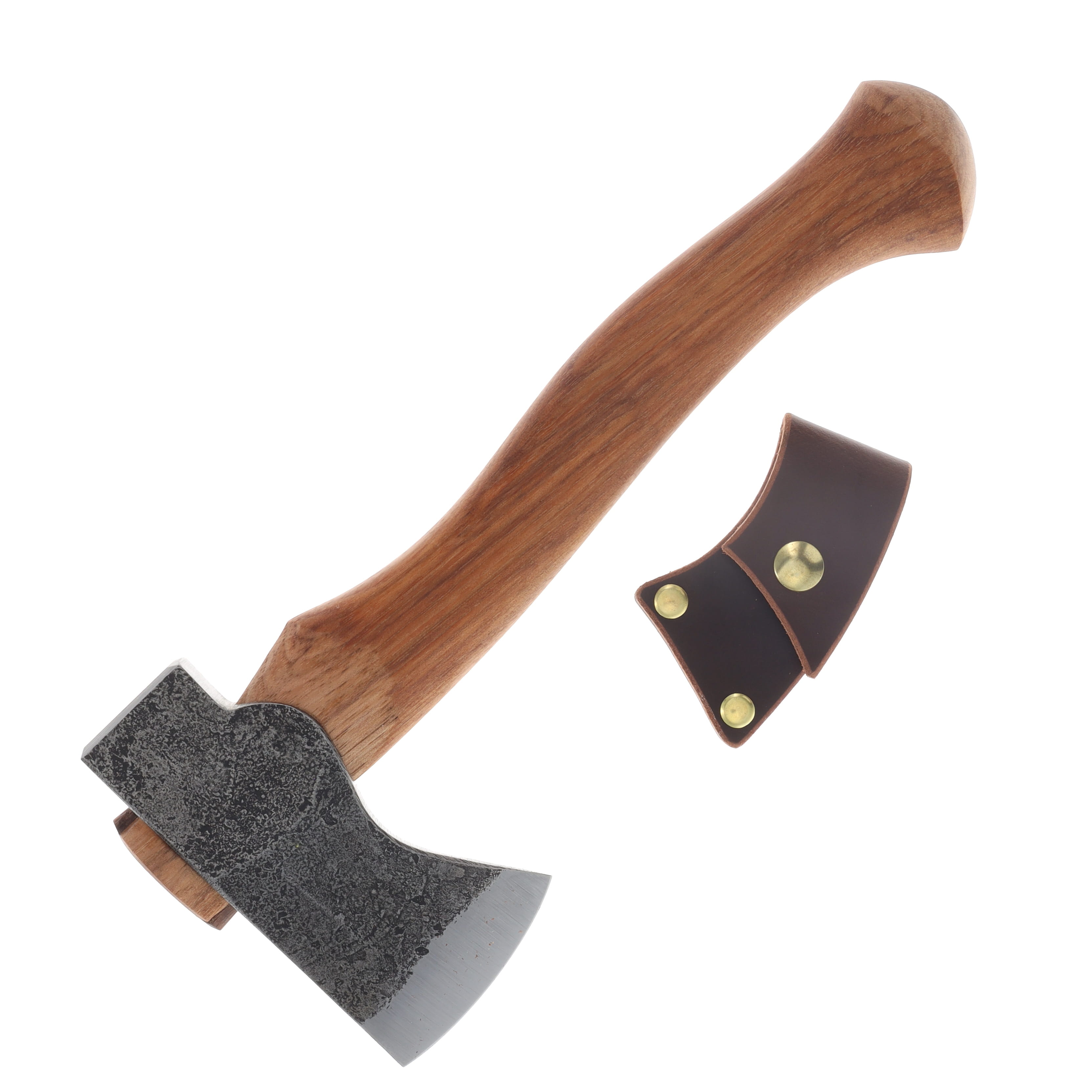 Hoffman Blacksmithing Minicamper Lightweight Axe 12" Oval Handle Bulb End HOFMCOB View 1
