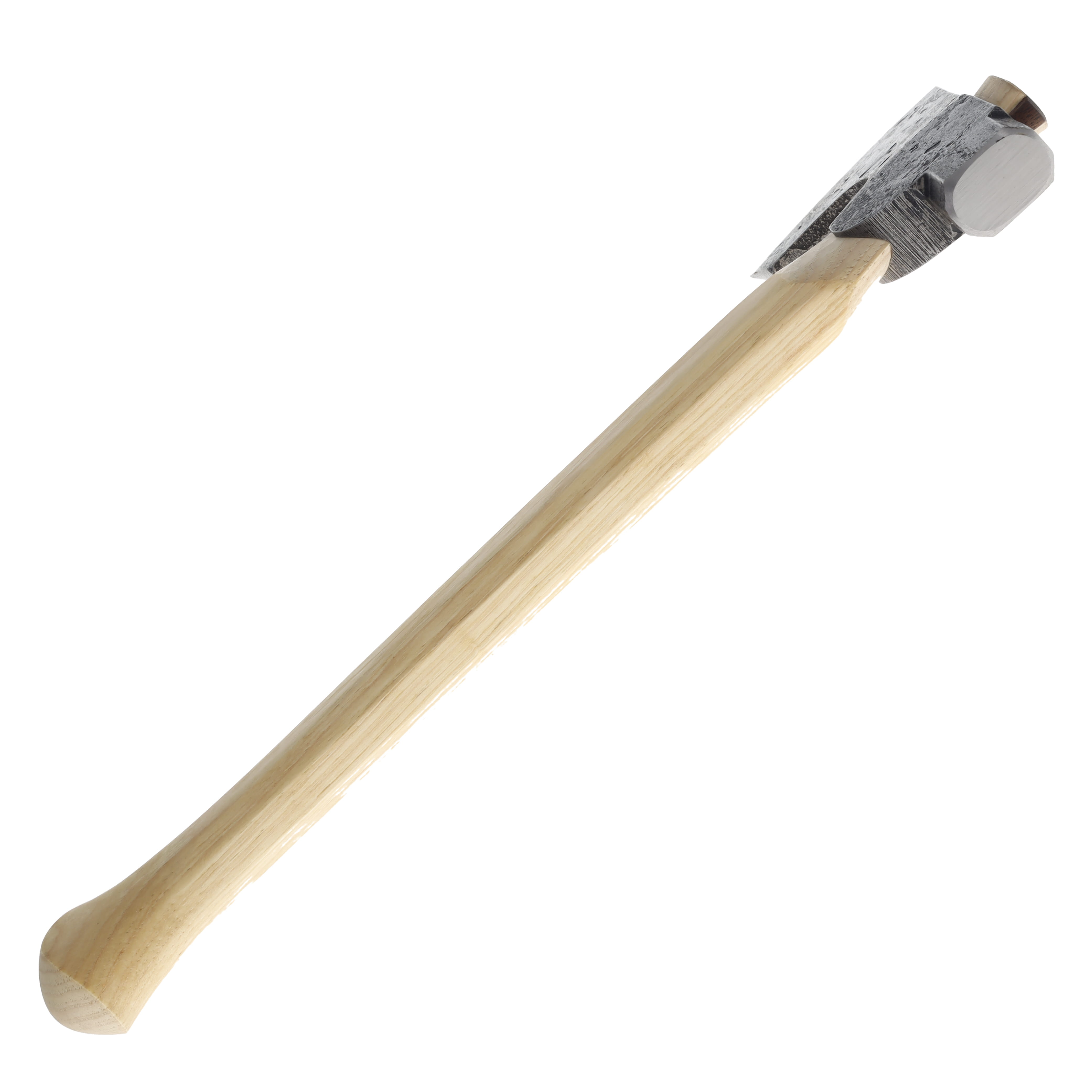 Hoffman Blacksmithing Mountaineer Bushcraft Axe 15.5" Octagonal Handle Standard End HOFMTOS View 5