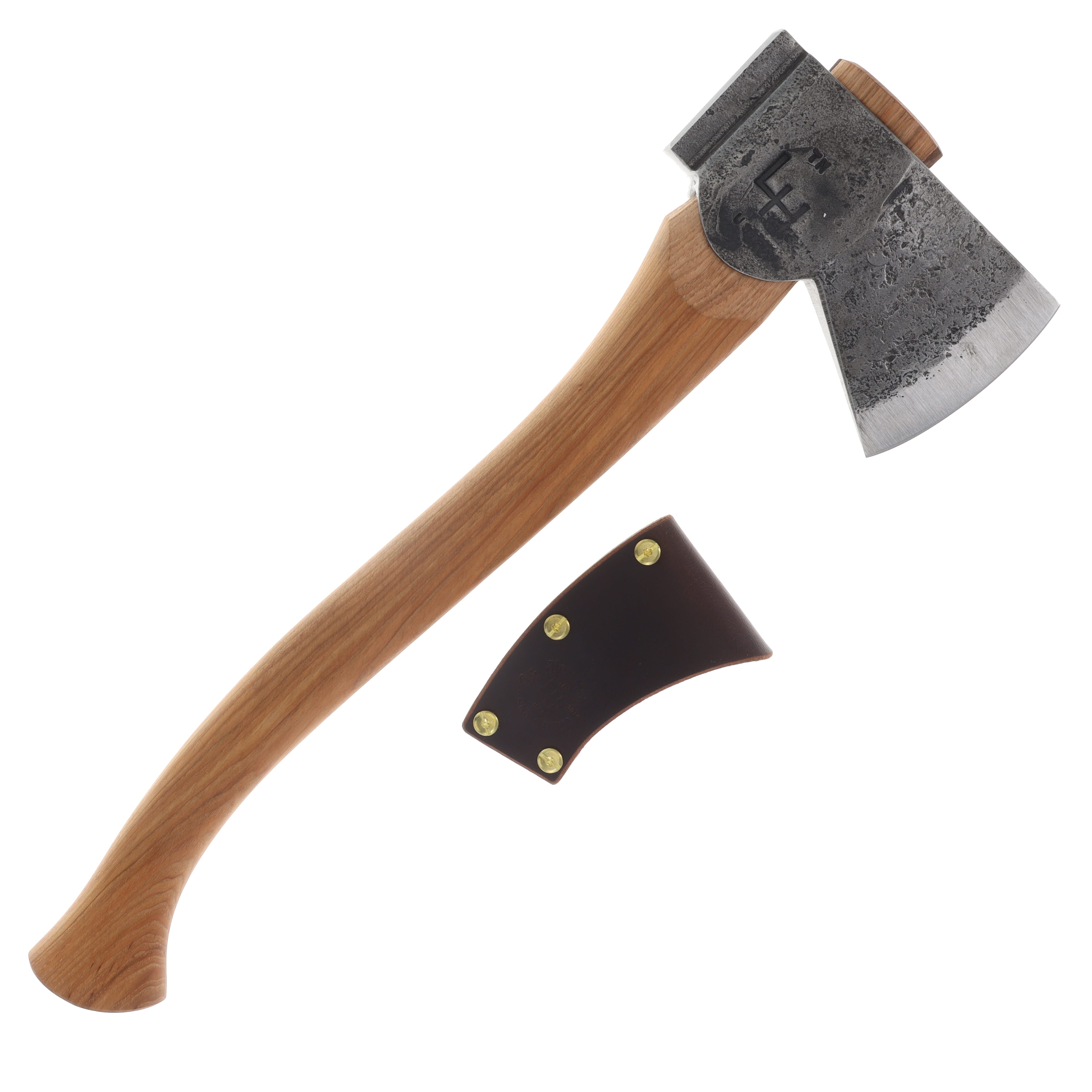 Hoffman Blacksmithing 2.25lb Camp Axe 19" Oval Handle Standard End HOFCAOS View 2