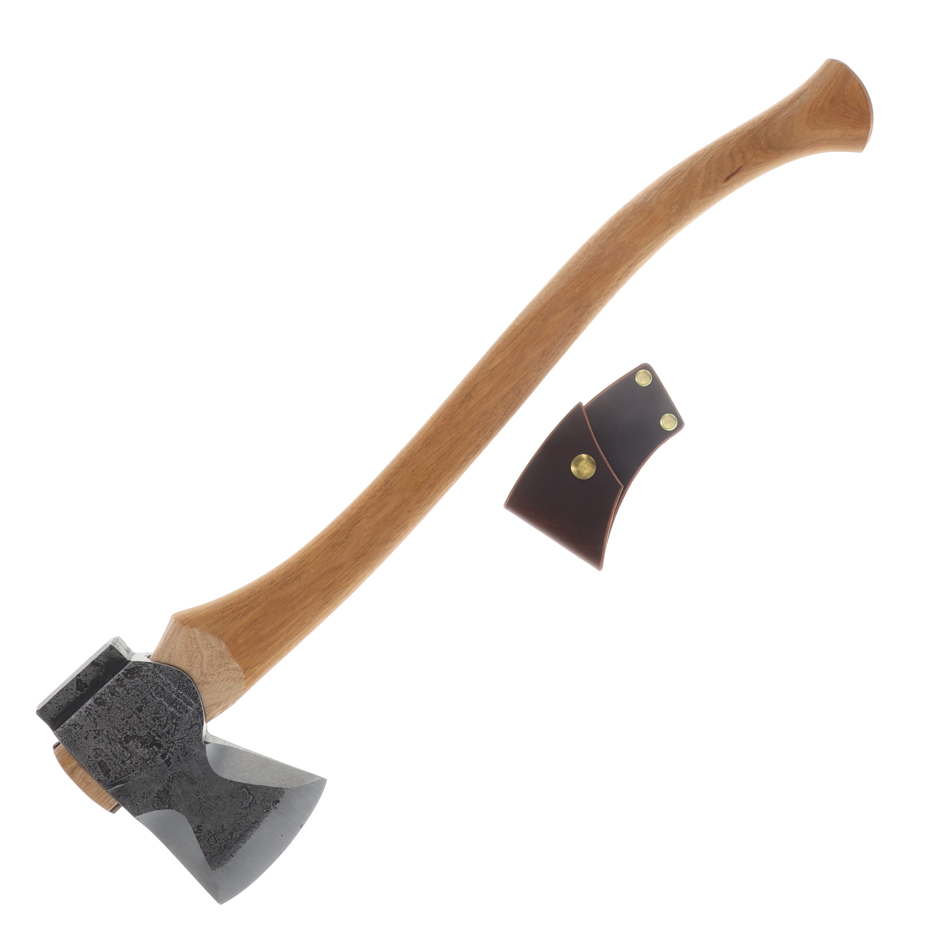 Hoffman Blacksmithing 2.25lb Camp Axe 24" Oval Handle Standard End with Bevels HOFCAOSB View 1