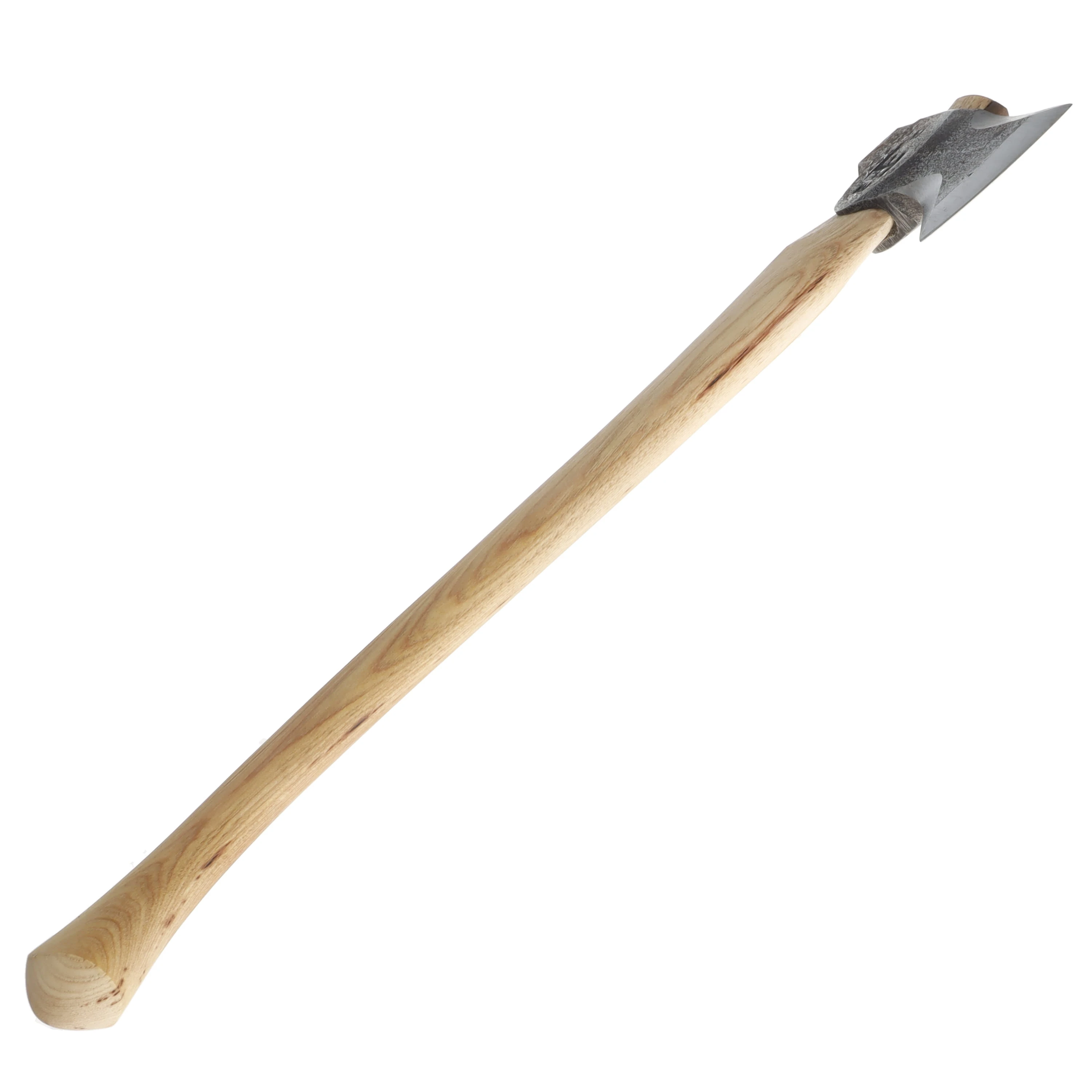 Hoffman Blacksmithing Trapper Hatchet 19" Oval Handle Bulb End with Bevels HOFTH19OBB View 3