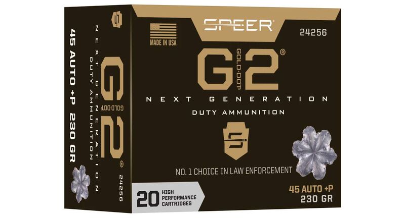 Speer Gold Dot G2 .45 Auto +P G2 Elastomer Tip 230gr Bonded Ammo 20Rds 24256 View 1