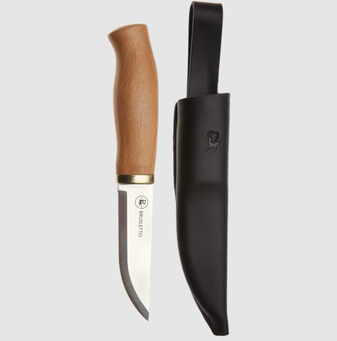 Brusletto Bruslettokniven Fixed Blade Oiled Mountain Birch Handle 1.4116 Blade BRU10102 View 1