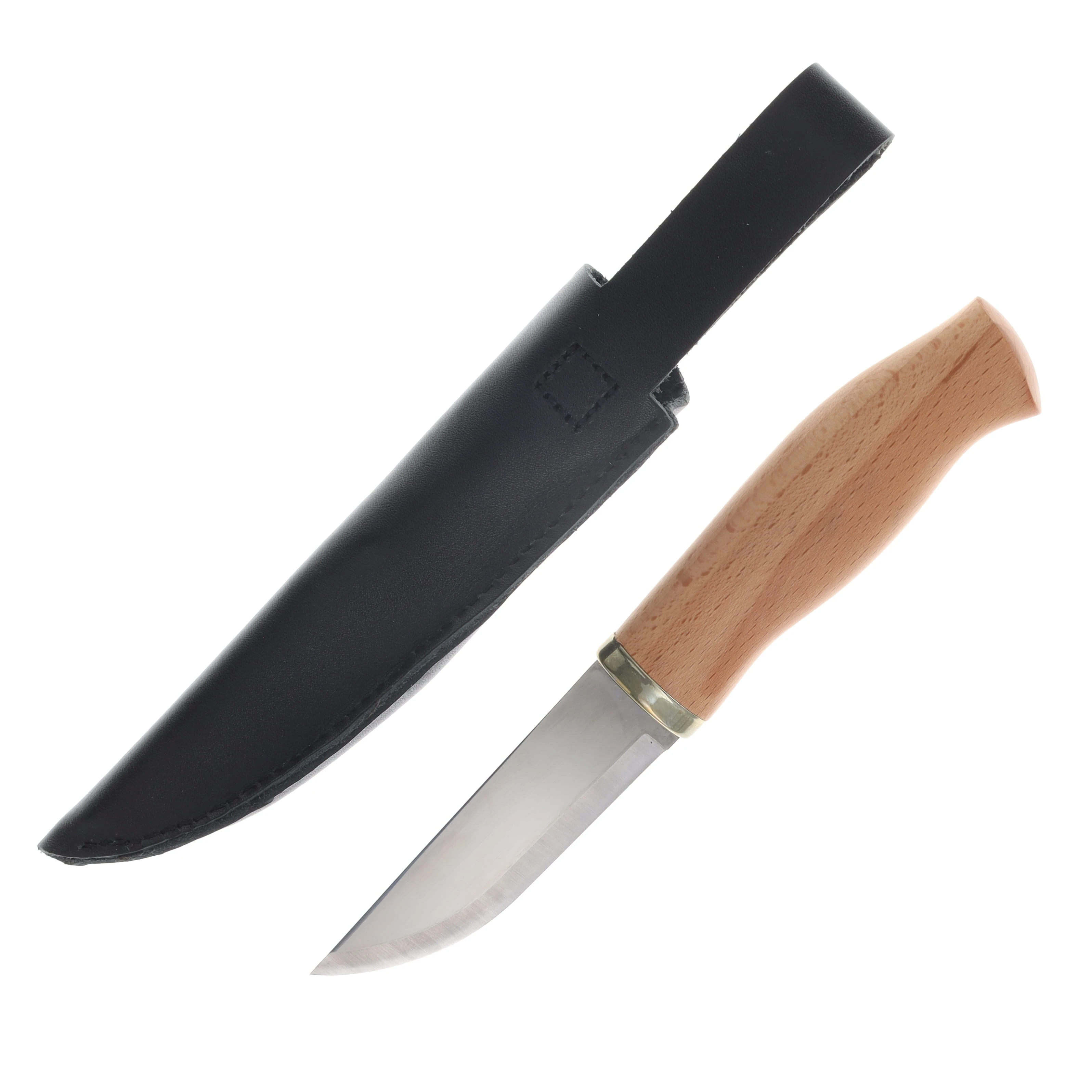 Brusletto Bruslettokniven Fixed Blade Oiled Mountain Birch Handle 1.4116 Blade BRU10102 View 2
