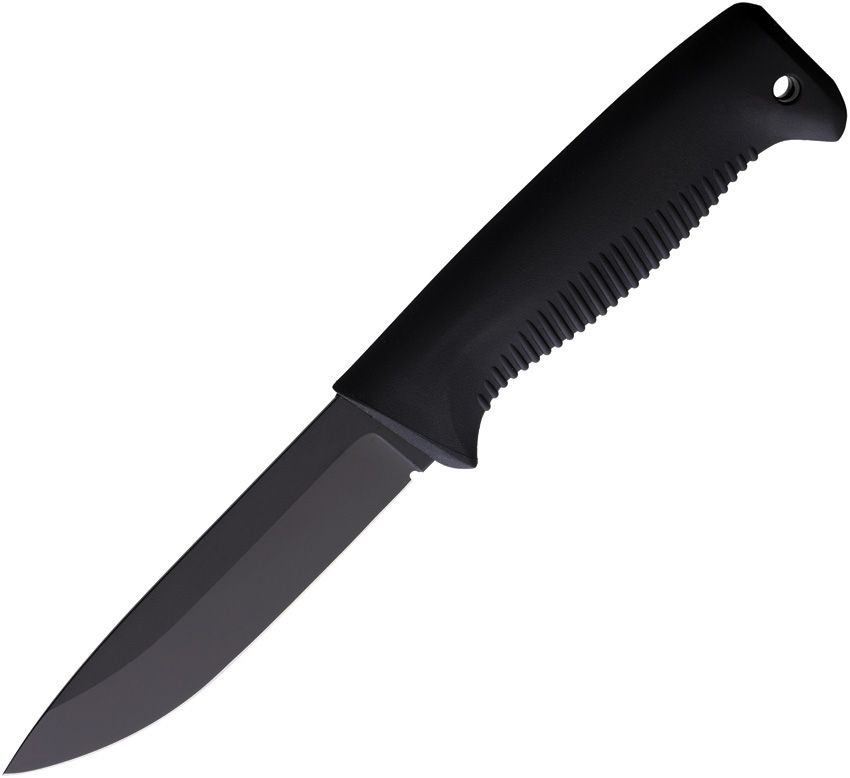 Peltonen M07 Ranger Puukko Fixed Blade Black TPE - 80CrV2 Carbon Steel W/Sheath FJP125 View 1