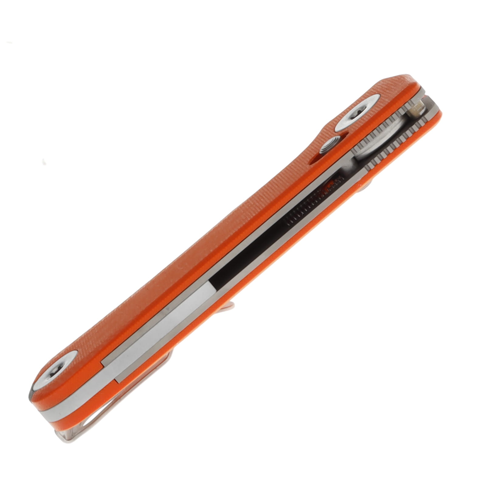 Olive Knives Lenta Folding Knife High Visibility Orange G10 Handle Elmax Blade LNT-G10ORN-EL View 7