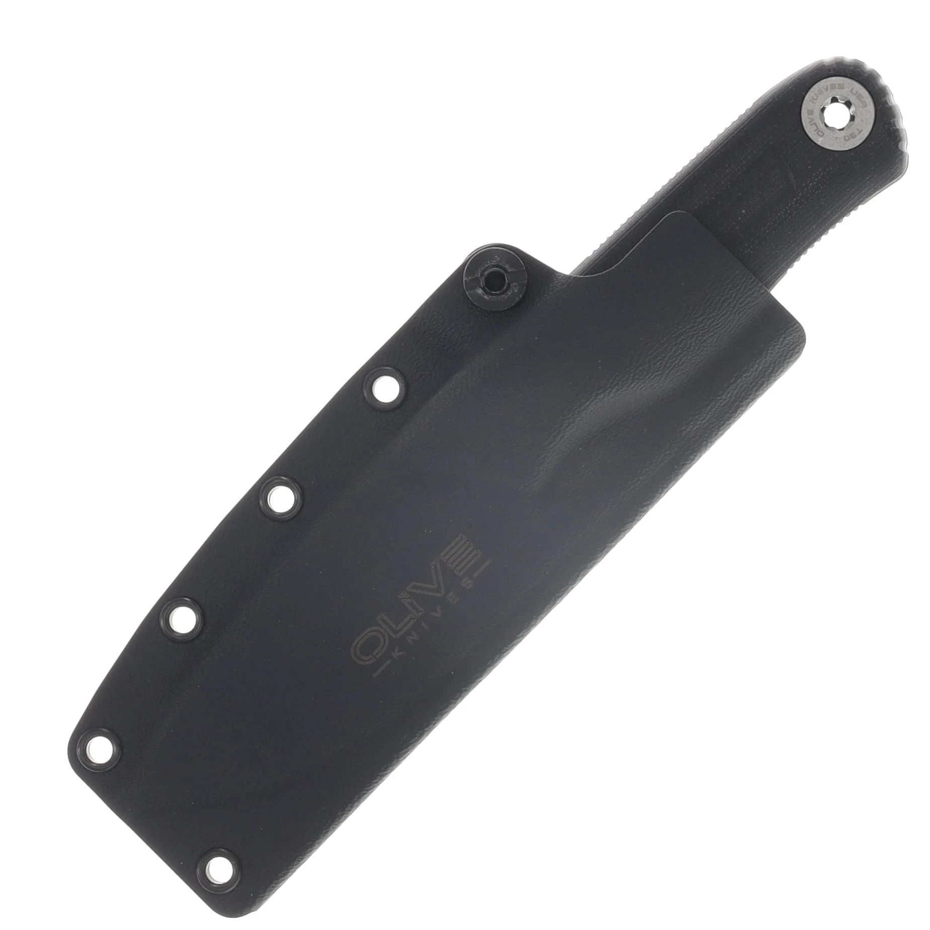 Olive Knives Venari Fixed Blade Black G10 Handle Elmax Blade - RH Kydex Sheath VNRS-G10BLK-EL-KRH View 6