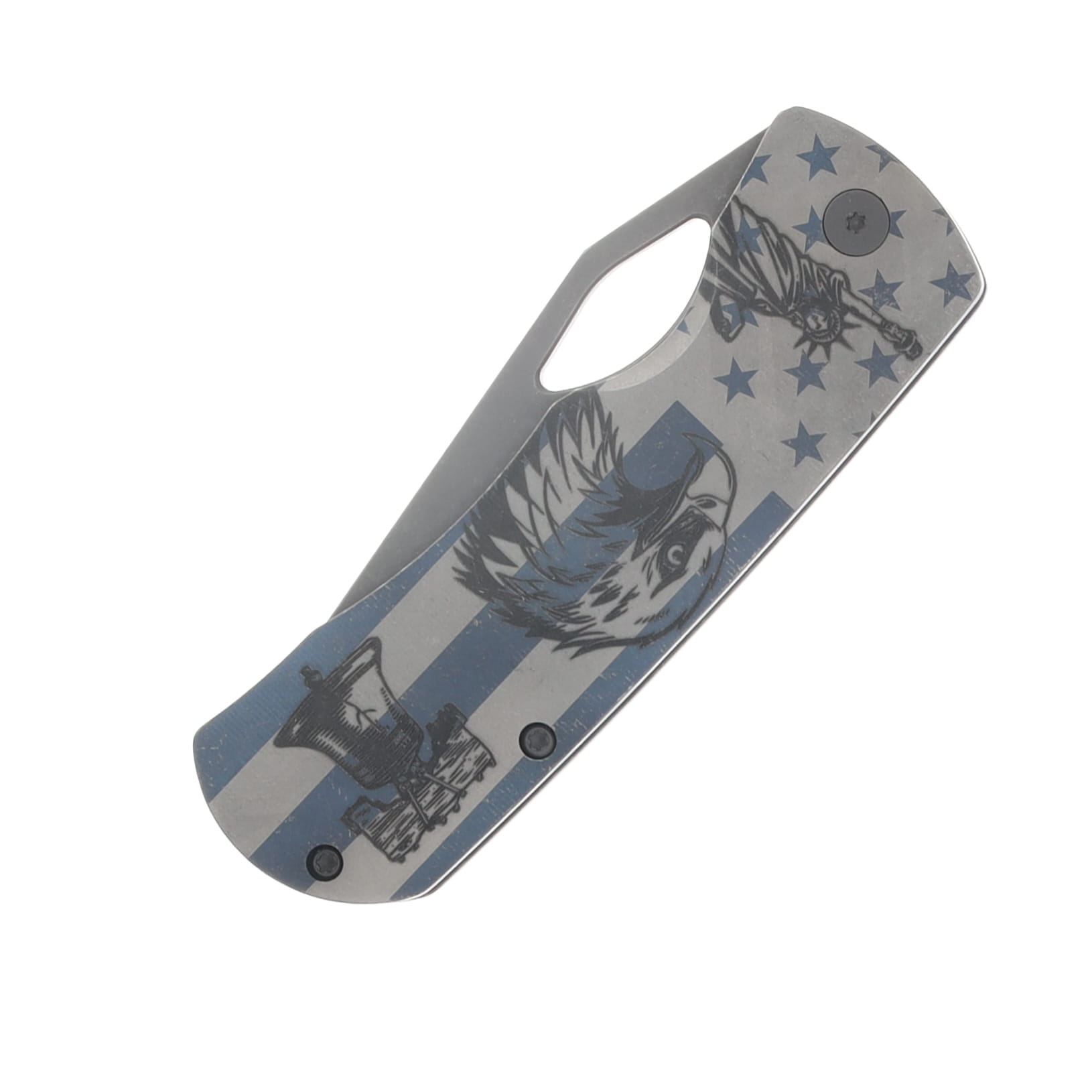 McNee's SMKW Exclusive Little Dixon 3.25 Folding Knife TI W/ 250th USA Etching MCLITTLEDIX250TH View 5
