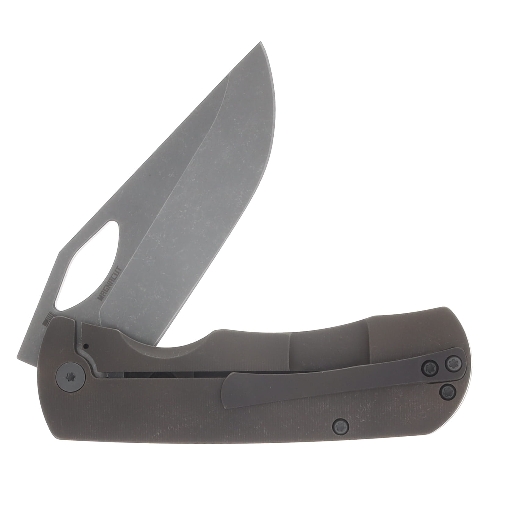 McNee's Little Dixon 3.25 Folding Knife Bronze Atomic Titanium MCLITTLEDIXBZA View 4