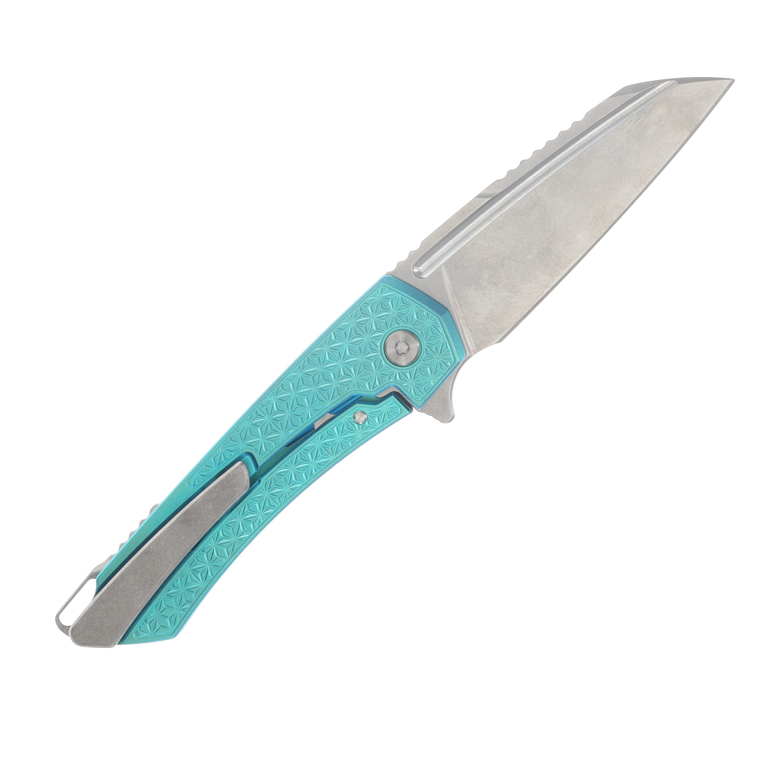 MachineWise Mojave 1338 Framelock Folding Knife S90V/Blue Pattern