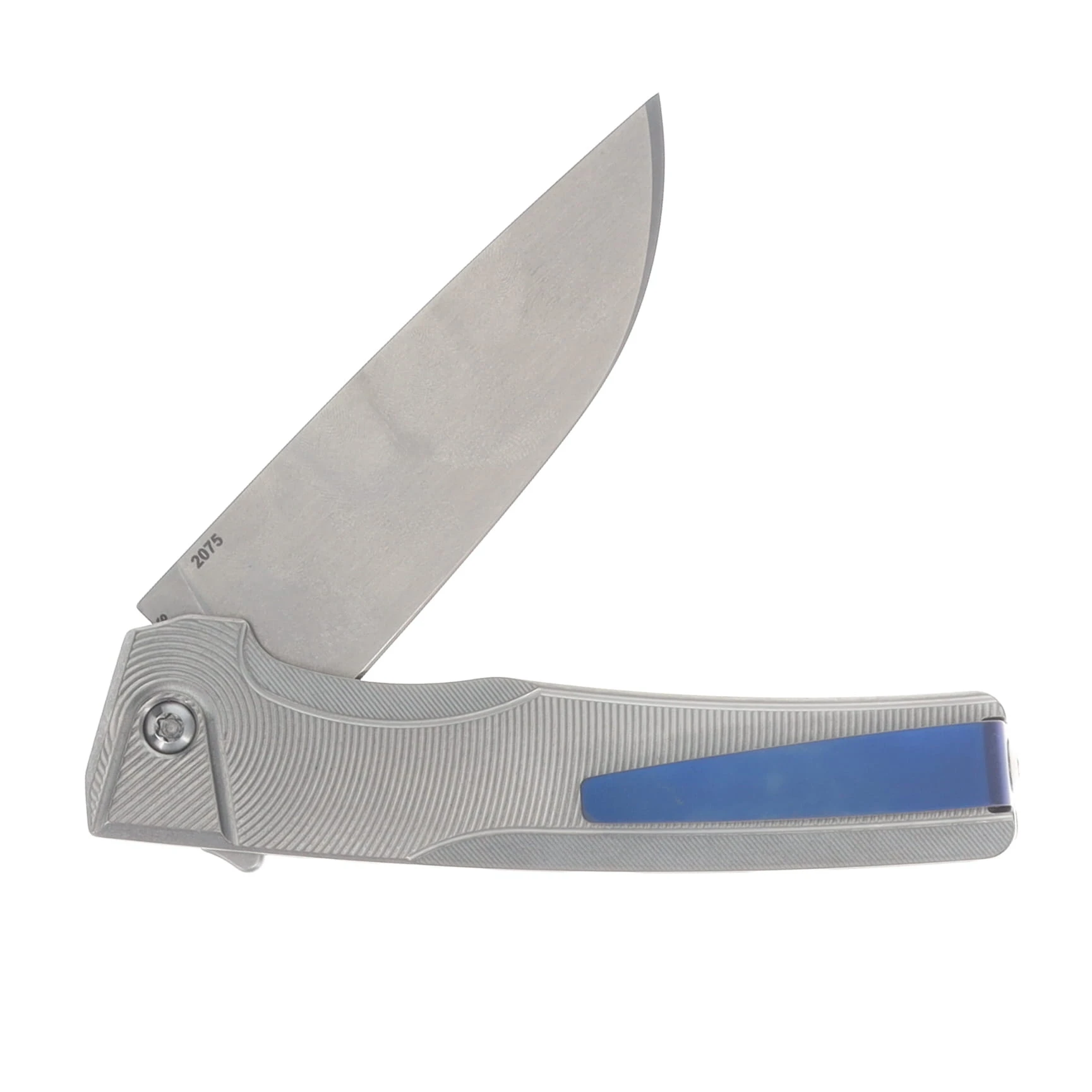 MachineWise Sonora 2075 Button Lock Folding Knife S90V/Titanium Swirl SONORA2075 View 4