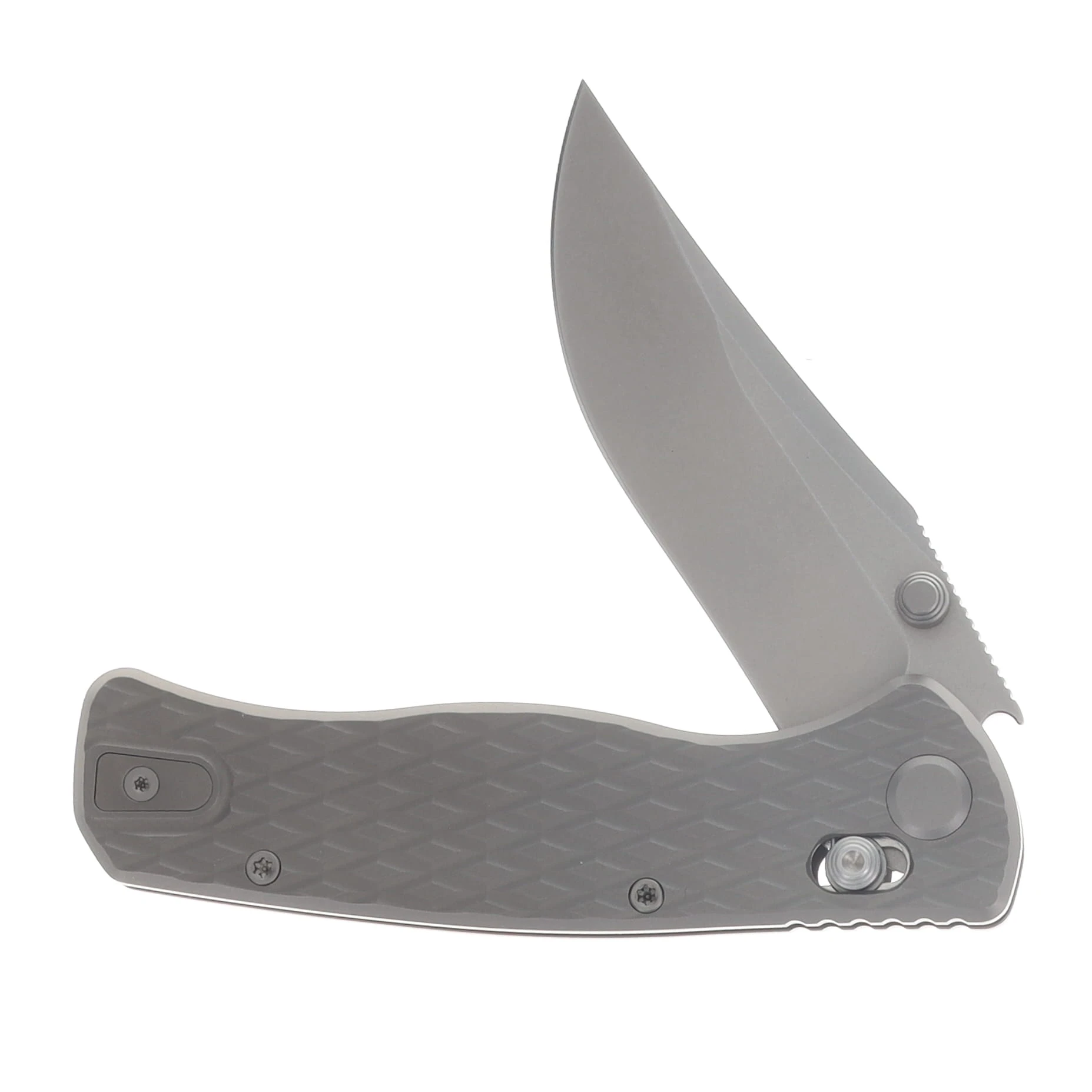 GEO Knife Sharp Shadow Axis Lock Folding Knife SW M390 Blade SW Titanium Handle GEO2504A View 3