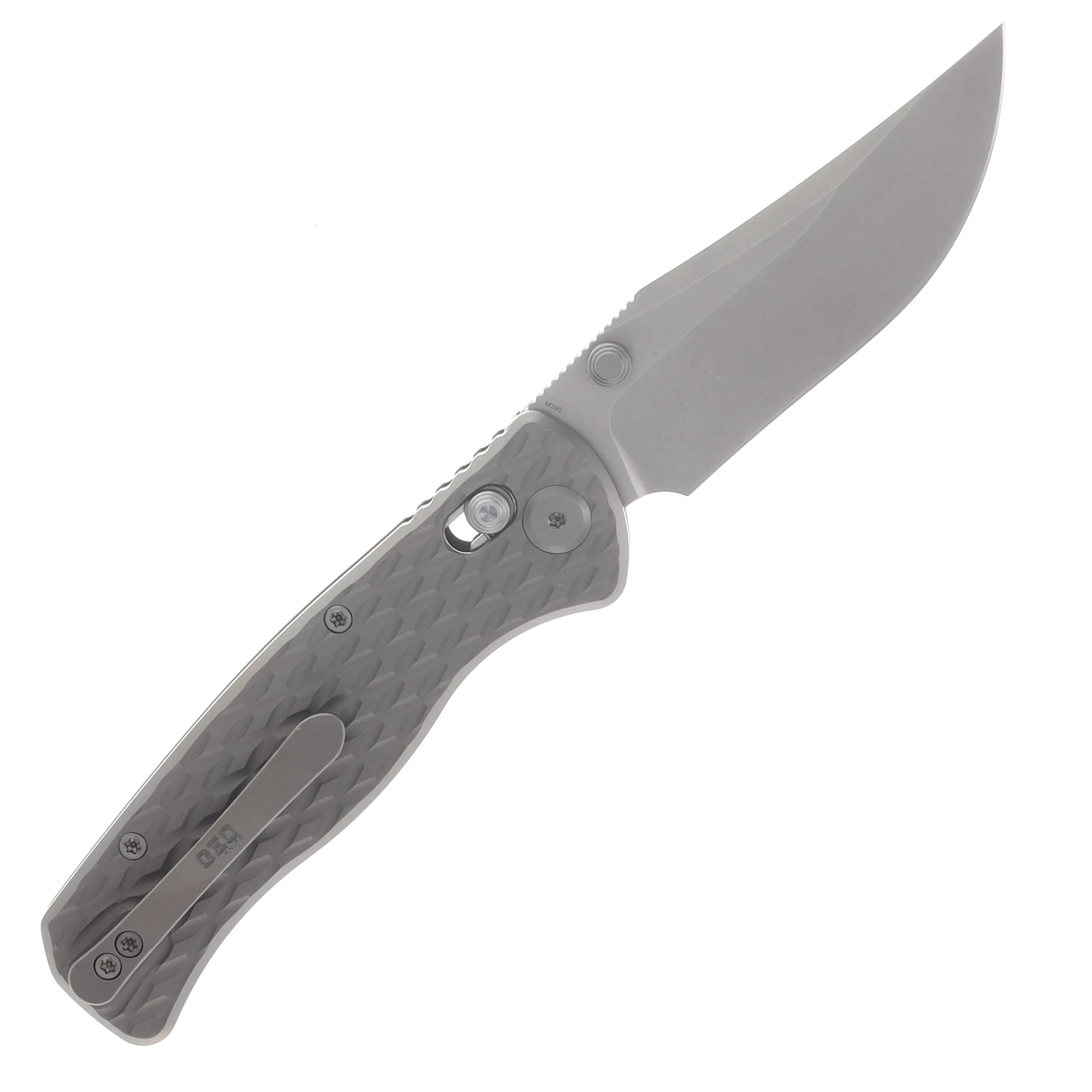 GEO Knife Sharp Shadow Axis Lock Folding Knife SW M390 Blade SW Titanium Handle GEO2504A View 2