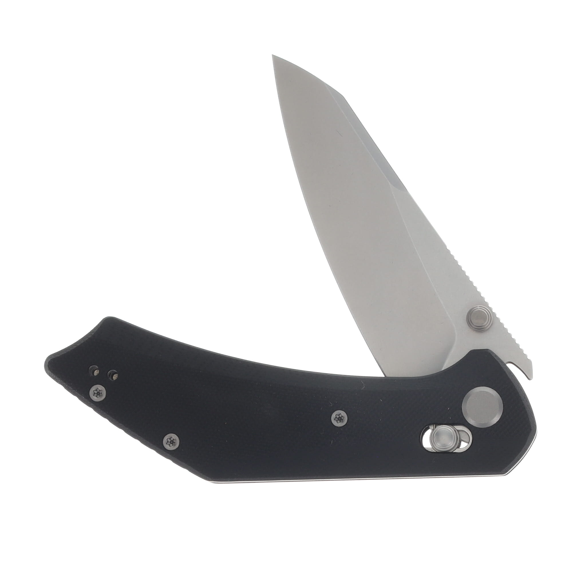 GEO Knife Maciej Torbé DIVID Axis Lock Folding Knife SW M390 Blade Black G10 Handle GEO2507E View 3