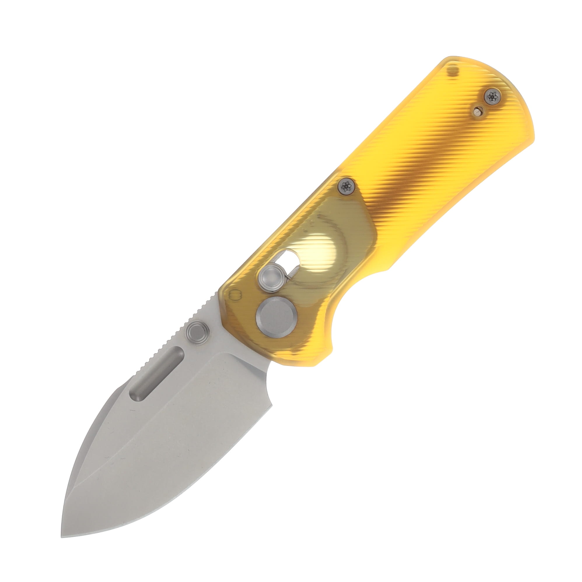GEO Knife Fabian Hobbelen Belluf Folder Stonewash M390 Blade Ultem Handle GEO2508G View 1