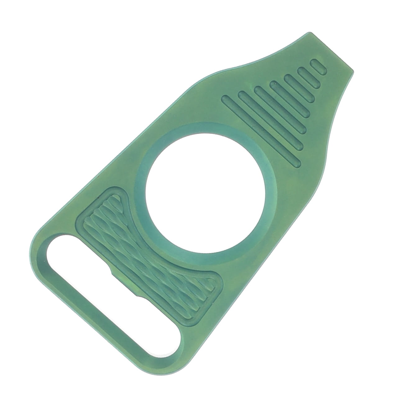 GEO Knife Fabian Hobbelen Vector TI Material Anodized Green Finish Pry-bar GEO2512F View 2