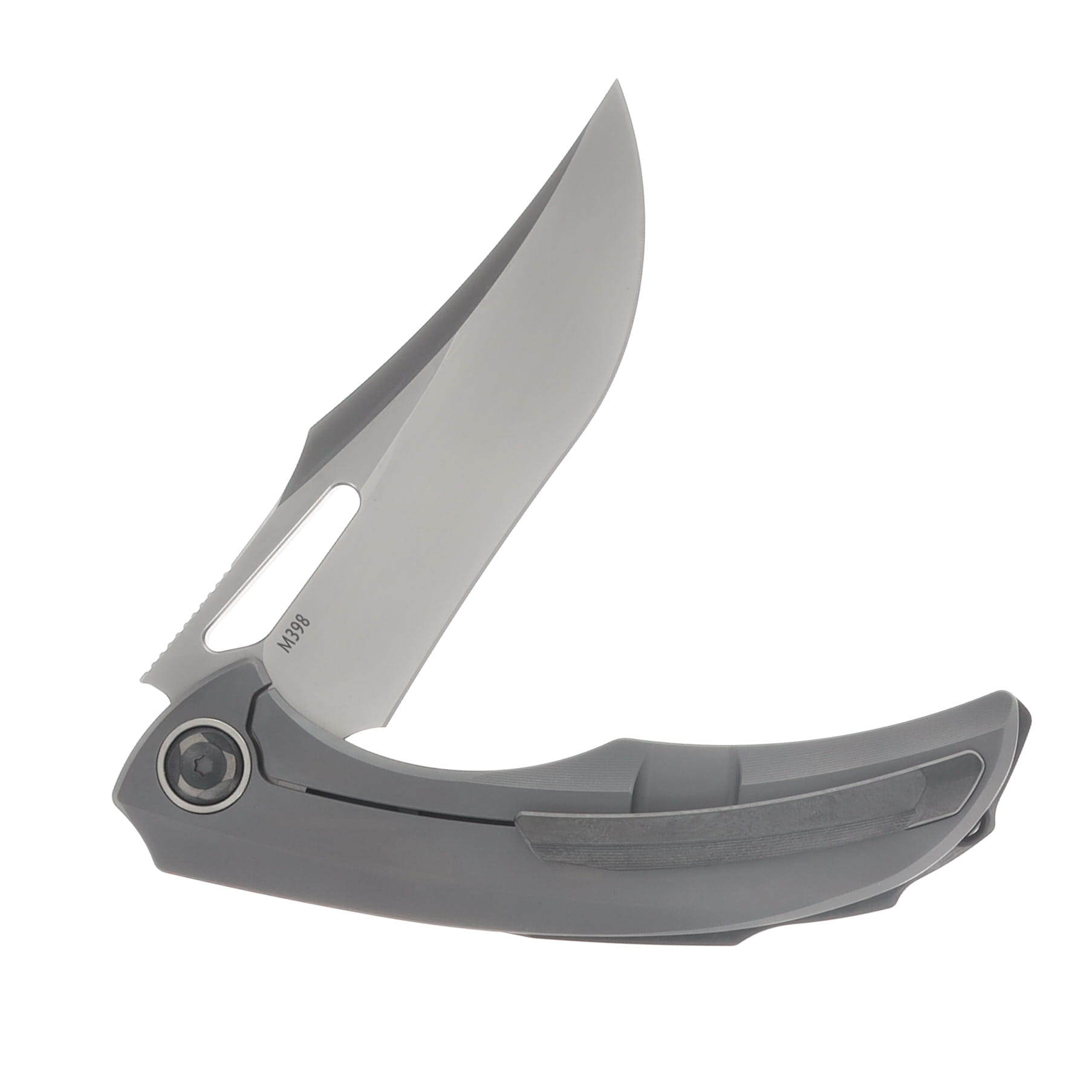 Poikilo Blade Armadillo Standard PSW Folding Knife TI Handle M398 Blade POIBARMASPSW View 4