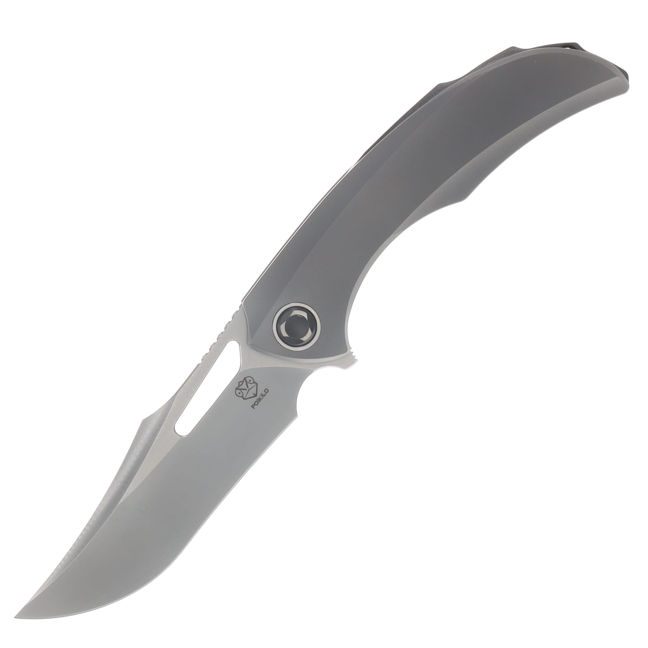 Poikilo Blade Armadillo Standard PSW Folding Knife TI Handle M398 Blade POIBARMASPSW View 1