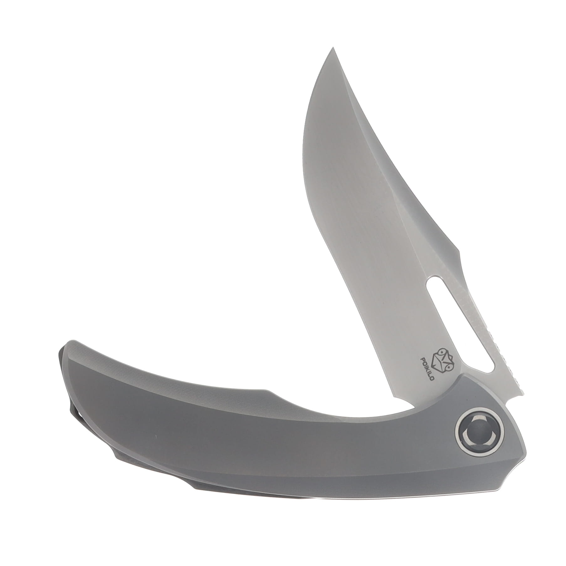 Poikilo Blade Armadillo Standard PSW Folding Knife TI Handle M398 Blade POIBARMASPSW View 3