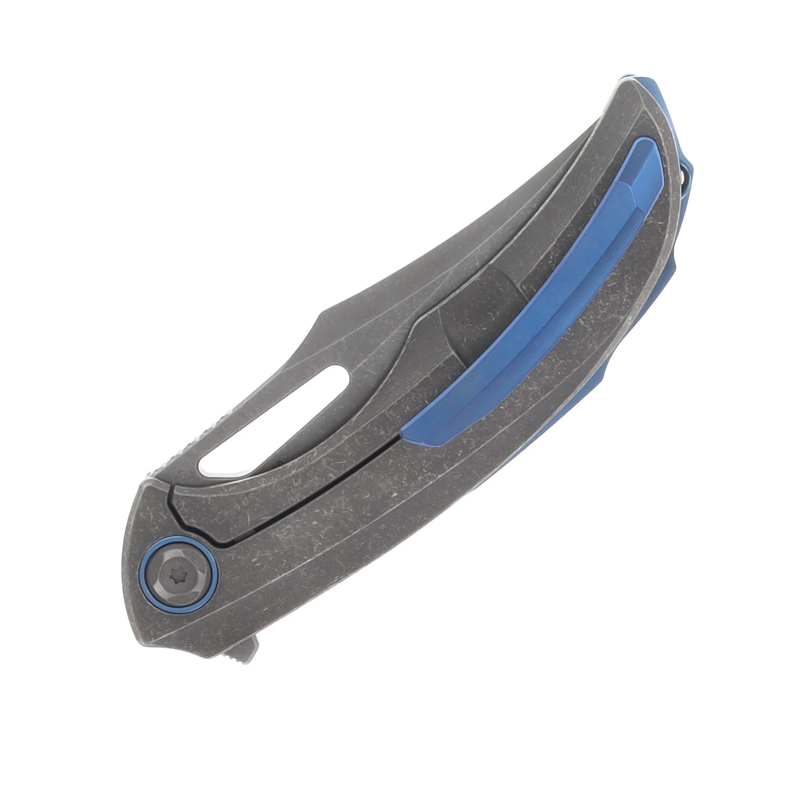 Poikilo Blade Armadillo Standard DSW Folding Knife TI Handle M398 Blade POIBARMASDSW View 6