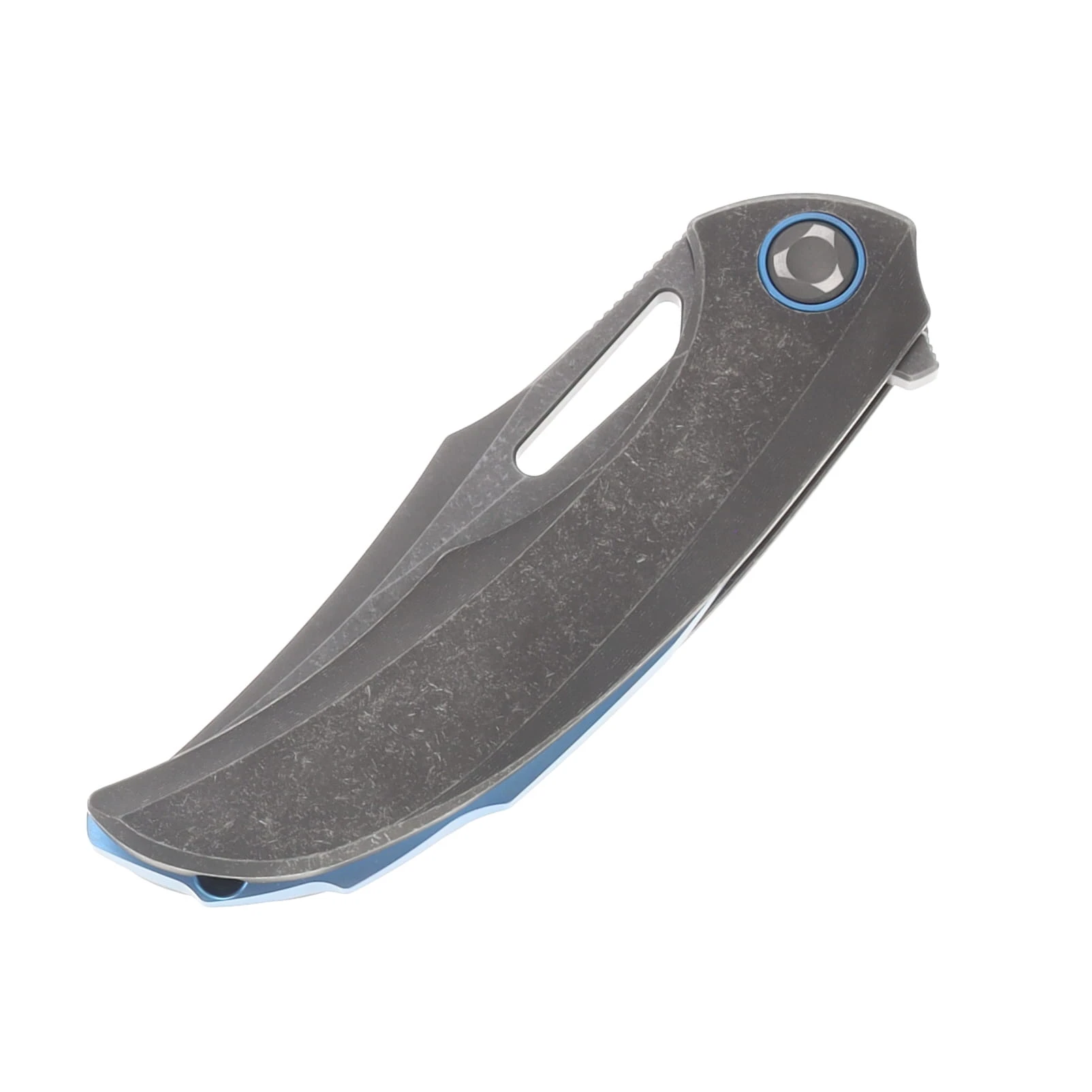 Poikilo Blade Armadillo Standard DSW Folding Knife TI Handle M398 Blade POIBARMASDSW View 5