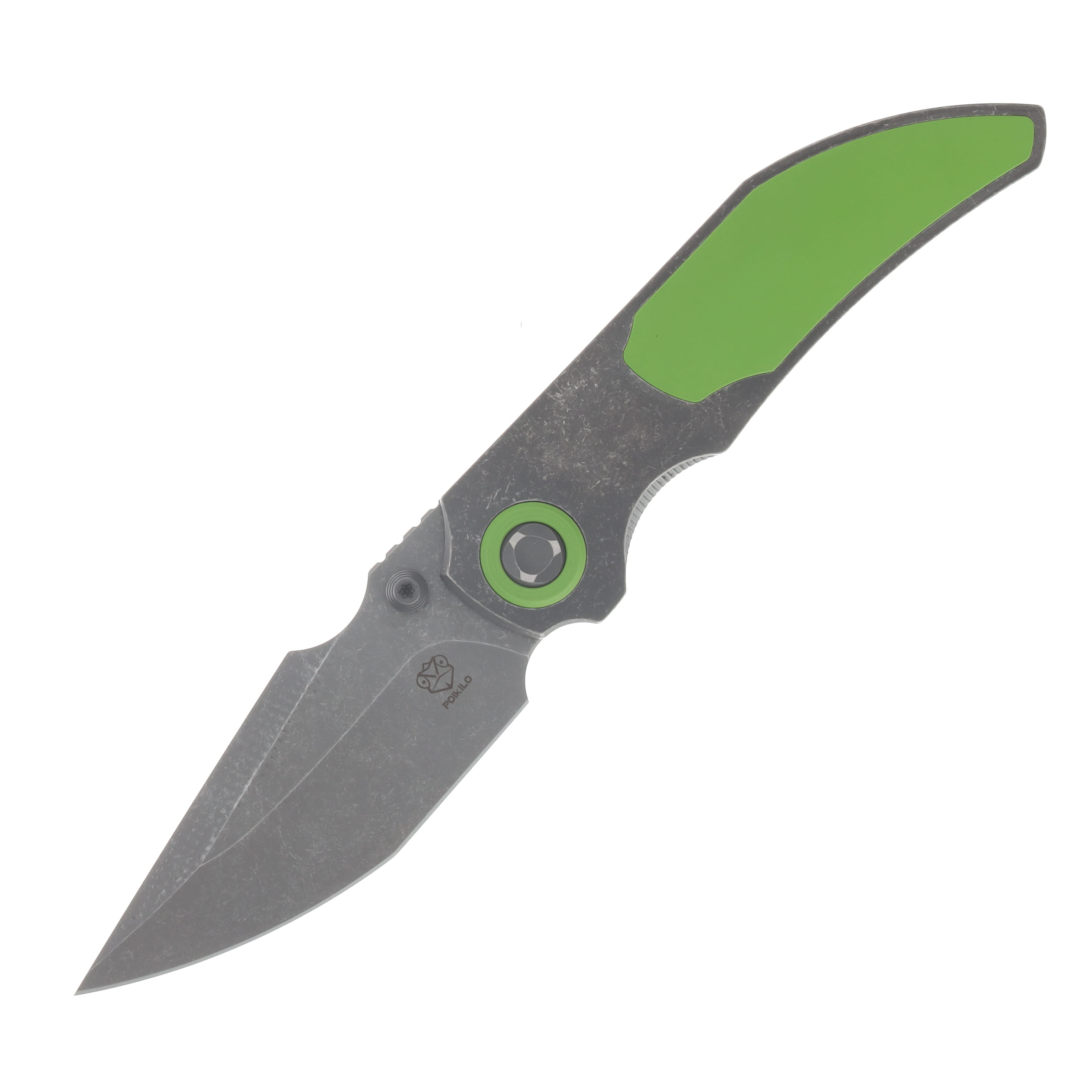 Poikilo Blade x Christensen Knifeworks Casque Folder Standard DSW Green 1P POIBCKCASQSDSWG1 View 1