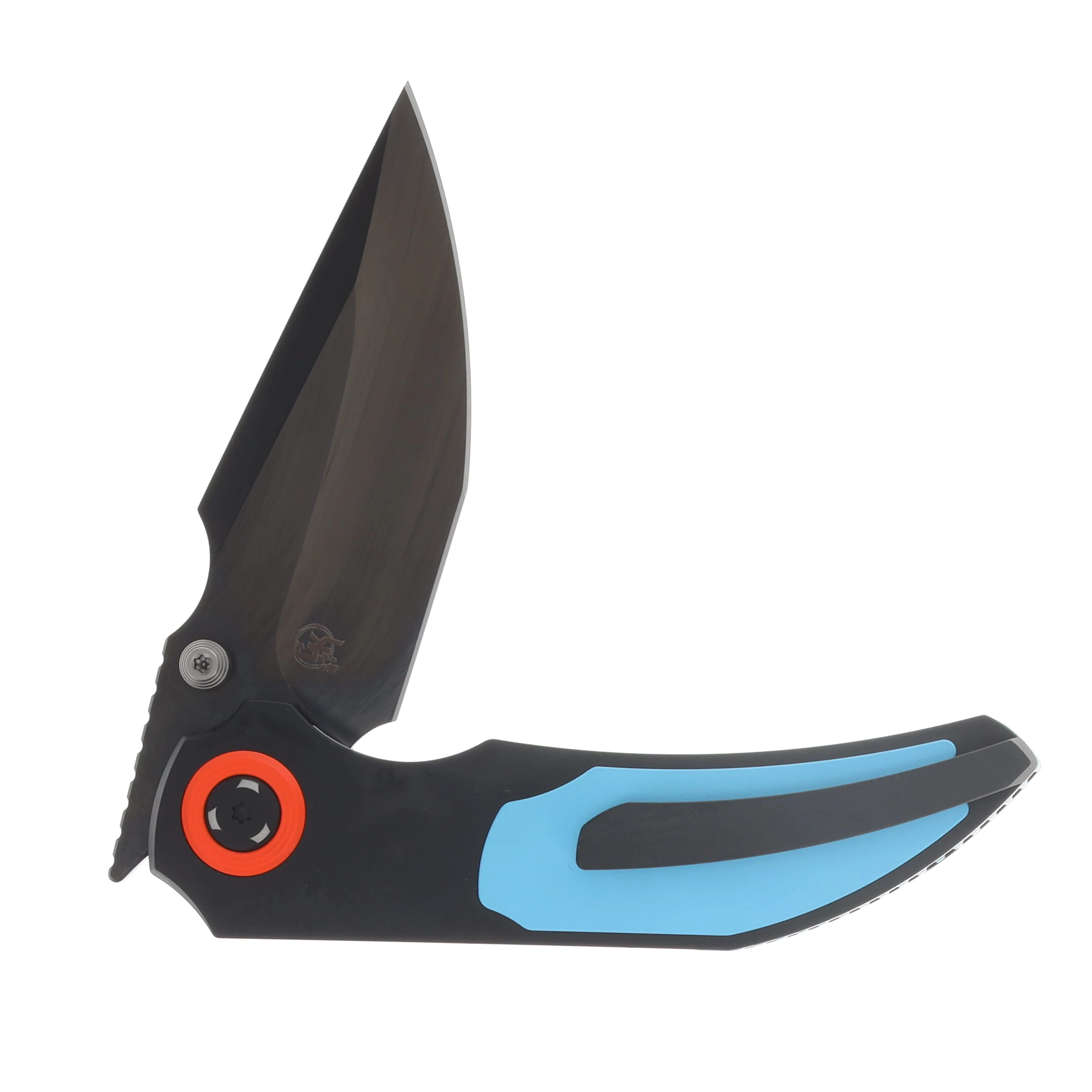 Poikilo Blade x Christensen Knifeworks Casque Standard Cerakote Teal Single 1P Folder POIBCKCASQSCERT1 View 4