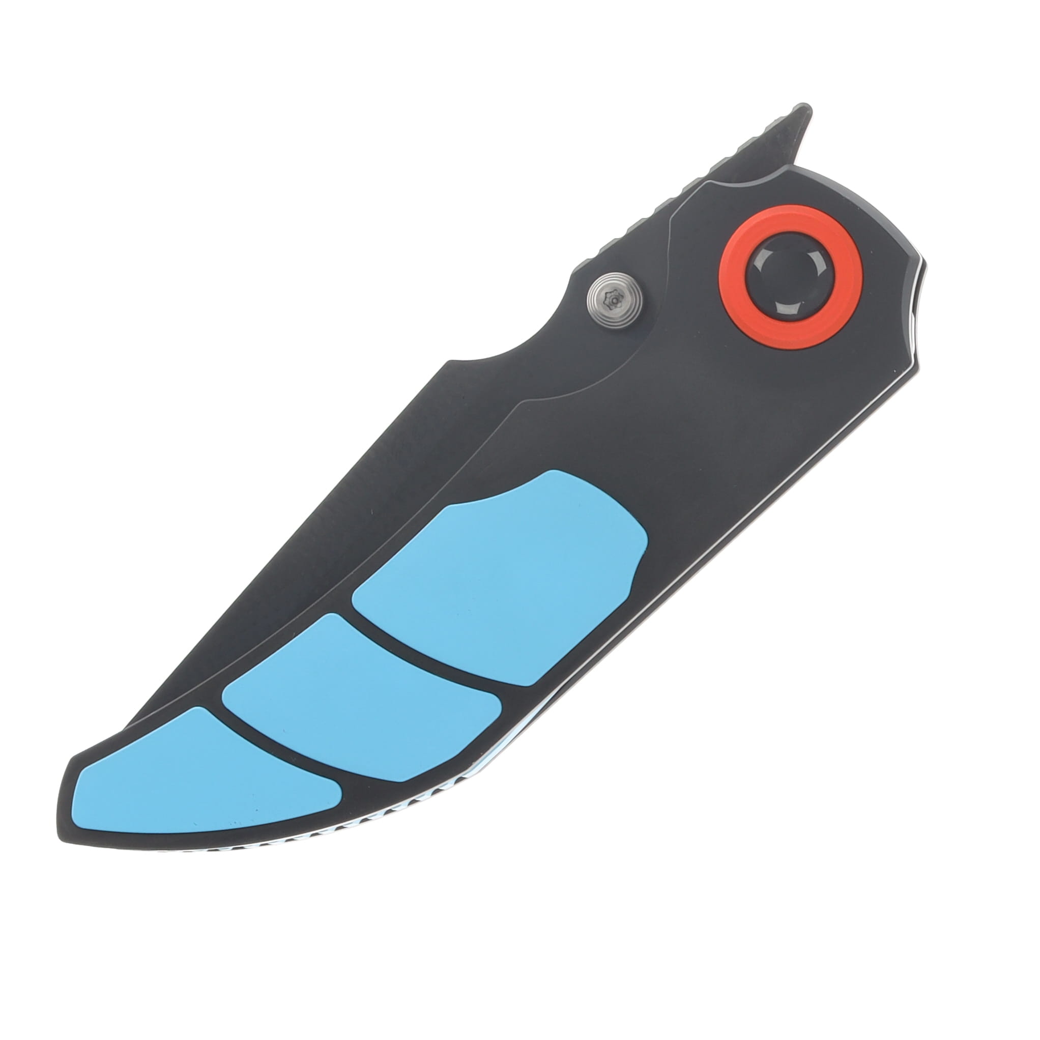 Poikilo Blade x Christensen Knifeworks Casque Folder Standard Cerakote Teal 3P POIBCKCASQSCERT3 View 5