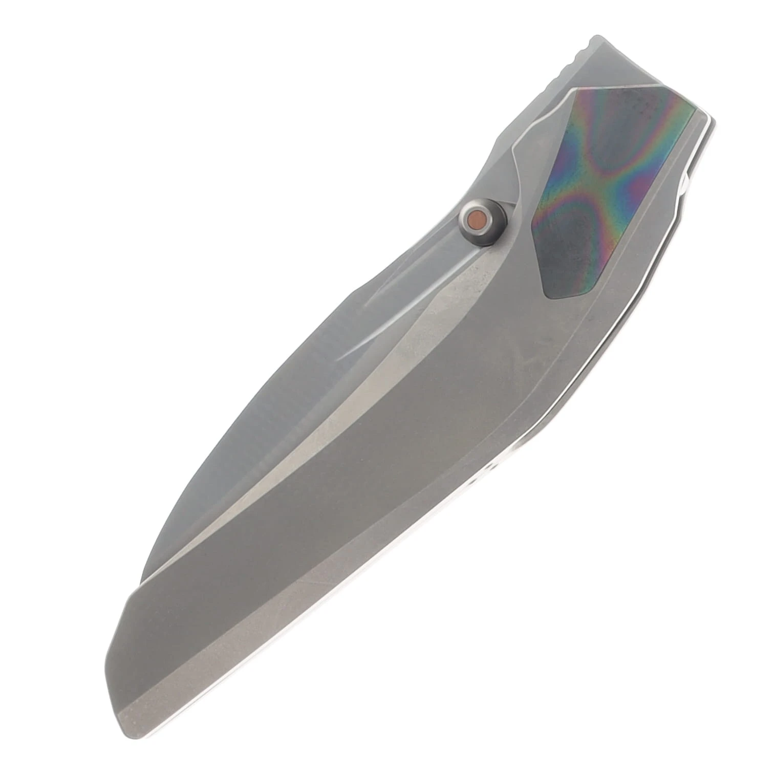 Poikilo Blade x Vulpex Knives Odon Standard PSW Folding Knife W/Zirconium Accents POIBVKODONSPSW View 5