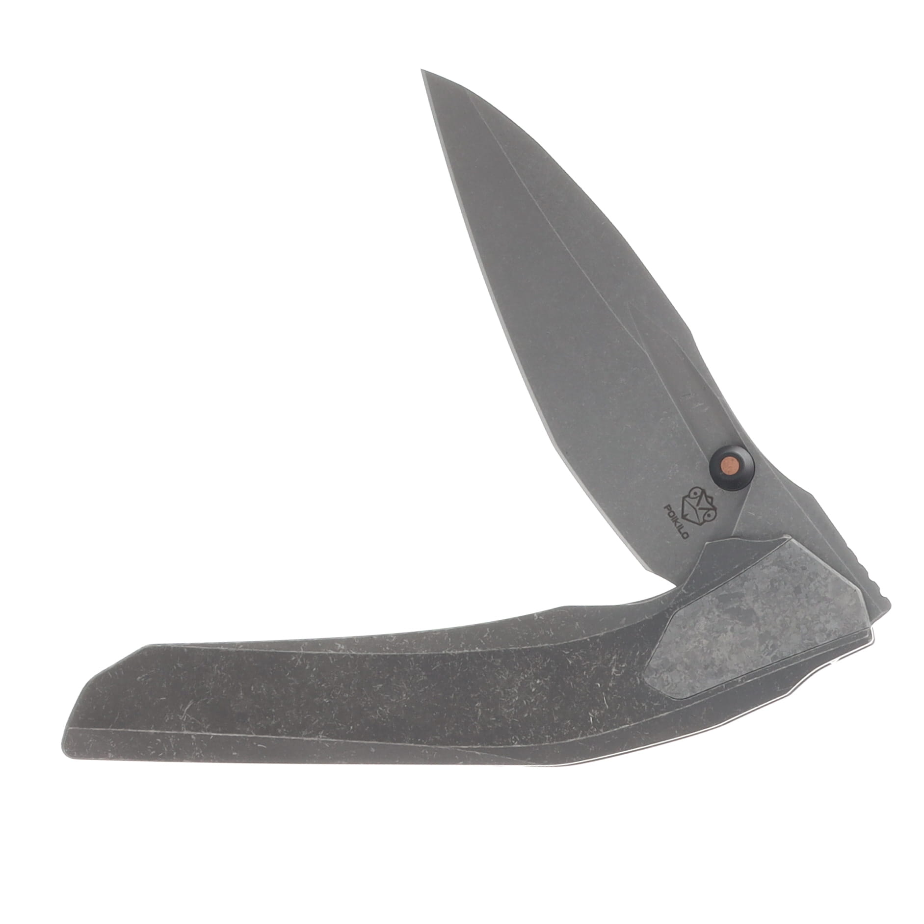 Poikilo Blade x Vulpex Knives Odon Standard DSW Folding Knife POIBVKODONSDSW View 3