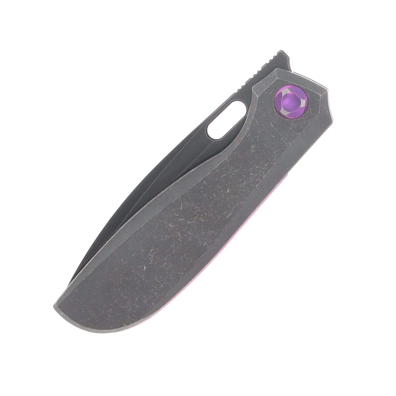 Poikilo Blade Gecko Folding Knife Standard DSW V1 TI Handle M398 Blade POIBGECSDWV1SOLID View 5