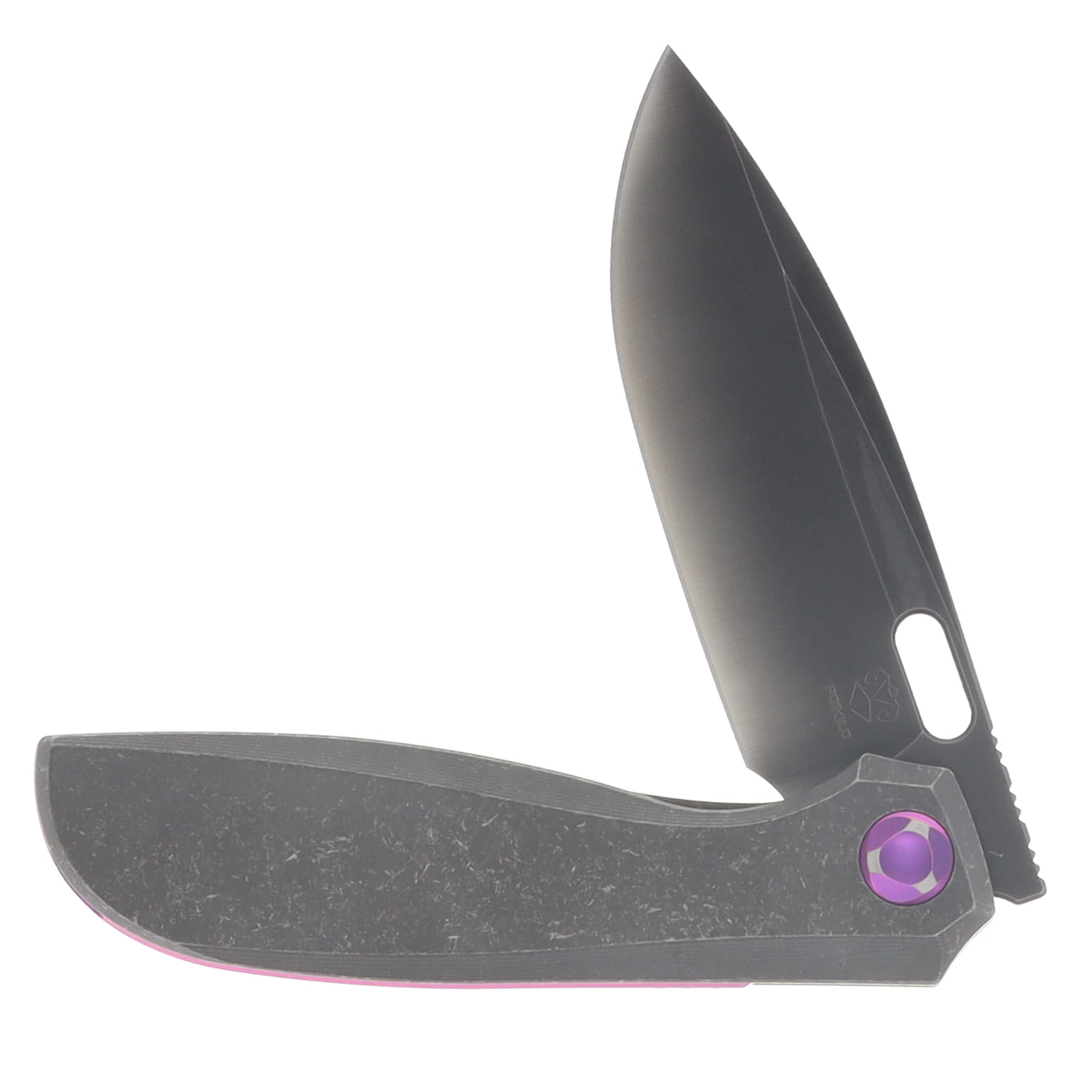Poikilo Blade Gecko Folding Knife Standard DSW V1 TI Handle M398 Blade POIBGECSDWV1SOLID View 4