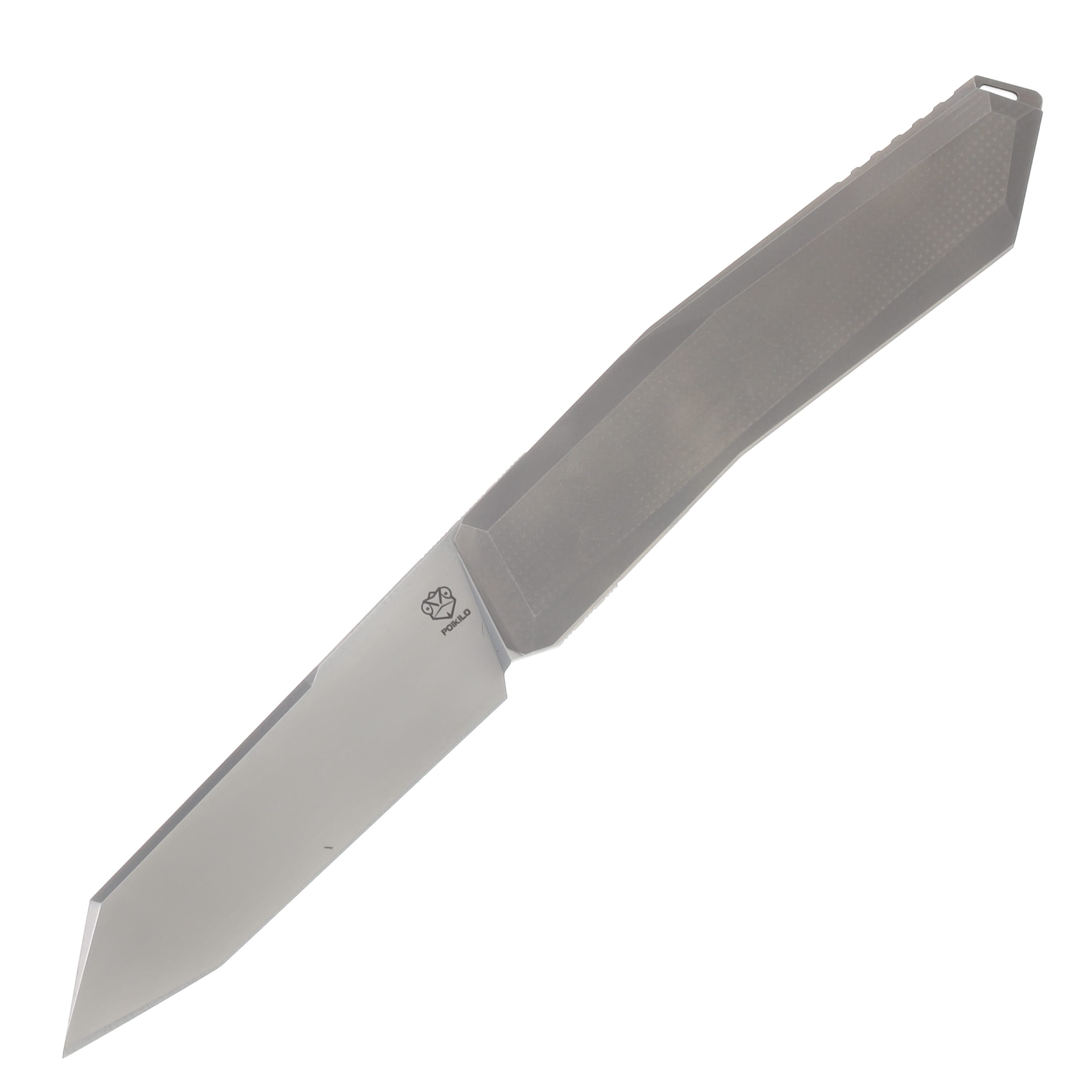 Poikilo Blade Prism Large Standard PSW Folding Knife TI Handle M398 Blade POIBPRISMLGSPSW View 1