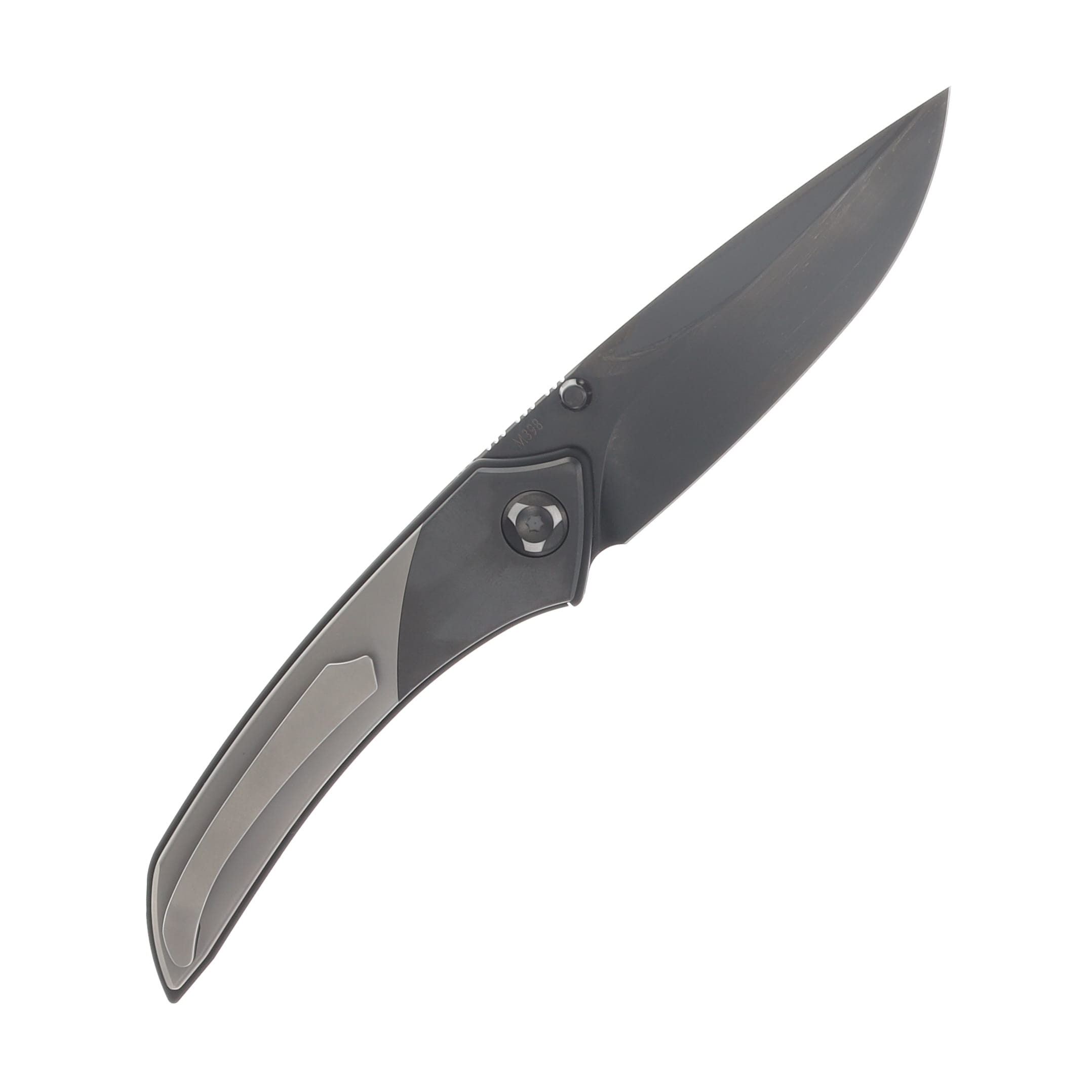 Poikilo Blade Tuna Mini DLC Folding Knife TI Handle M398 Blade POIBTUNAMINIDLC View 2