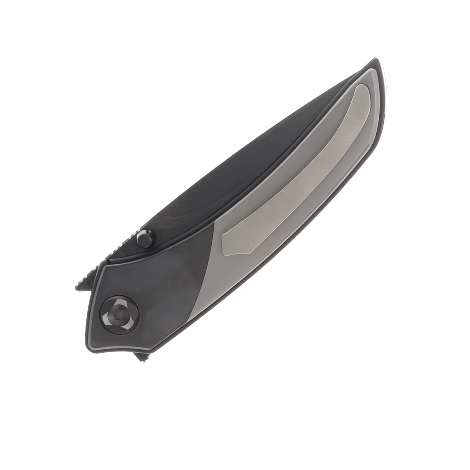 Poikilo Blade Tuna Mini DLC Folding Knife TI Handle M398 Blade POIBTUNAMINIDLC View 6