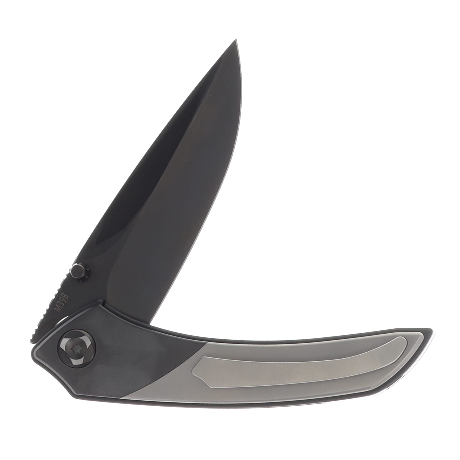 Poikilo Blade Tuna Mini DLC Folding Knife TI Handle M398 Blade POIBTUNAMINIDLC View 4