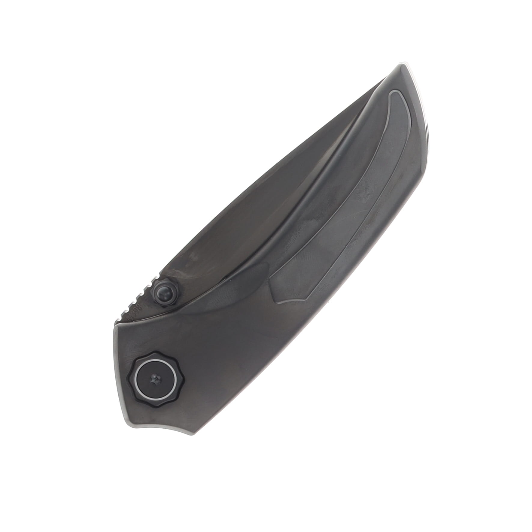 Poikilo Blade Tuna Standard DLC Folding Knife TI Handle M398 Blade POIBTUNADLC View 6