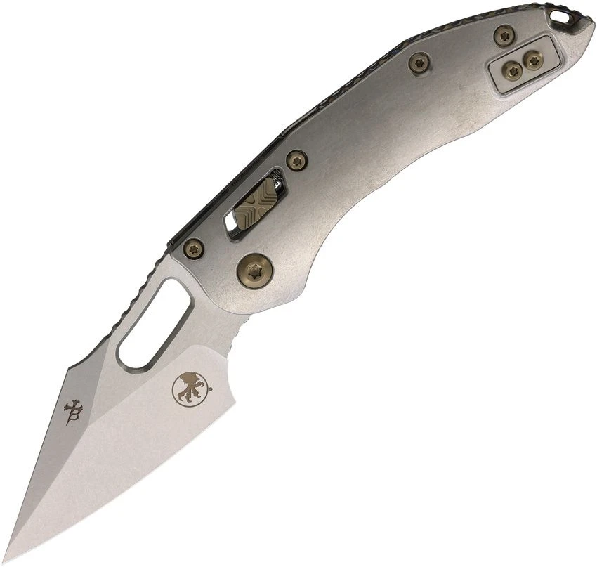 Microtech Stitch RAM-LOK Marfione Select Folder SW - SW Slab Side TI W/Flamed TI  Bronze Accent MT169RL10MS4 View 1