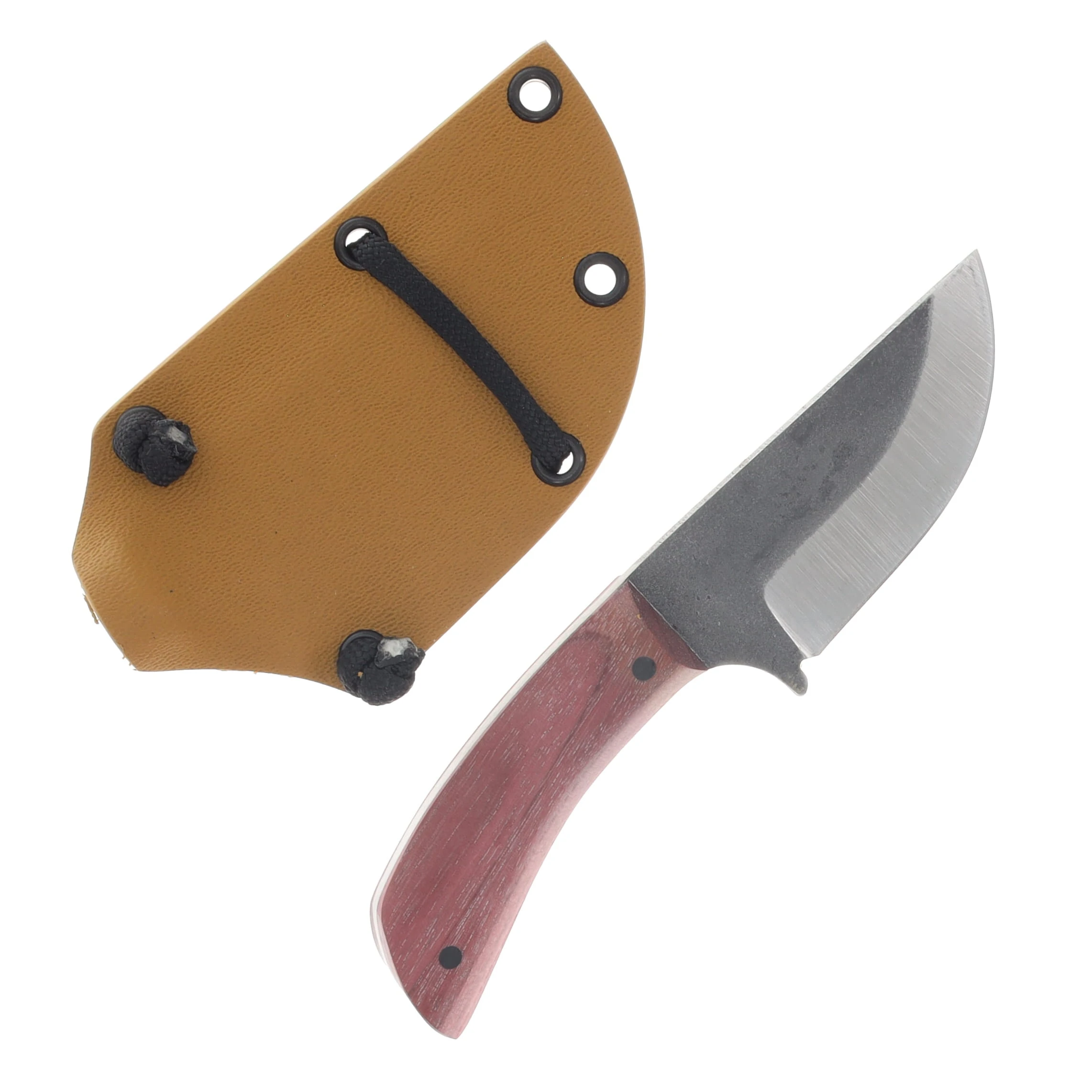 Avery Knifeworks The Mini Fixed Blade Knife Forged Magnacut/Purple Heart Wood AK05PH View 2