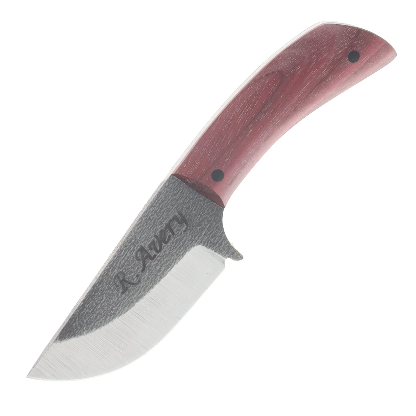 Avery Knifeworks The Mini Fixed Blade Knife Forged Magnacut/Purple Heart Wood AK05PH View 3